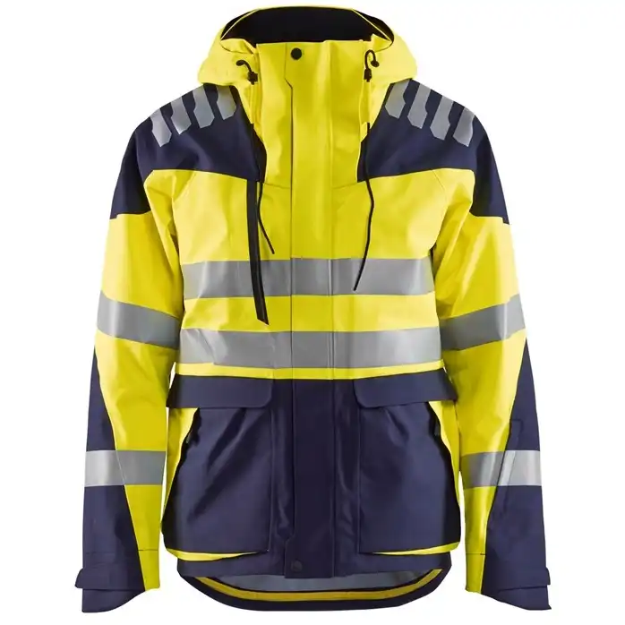 Warnschutz Regenjacke "4490" Evolution gelb/marine in 4XL - Bild 1