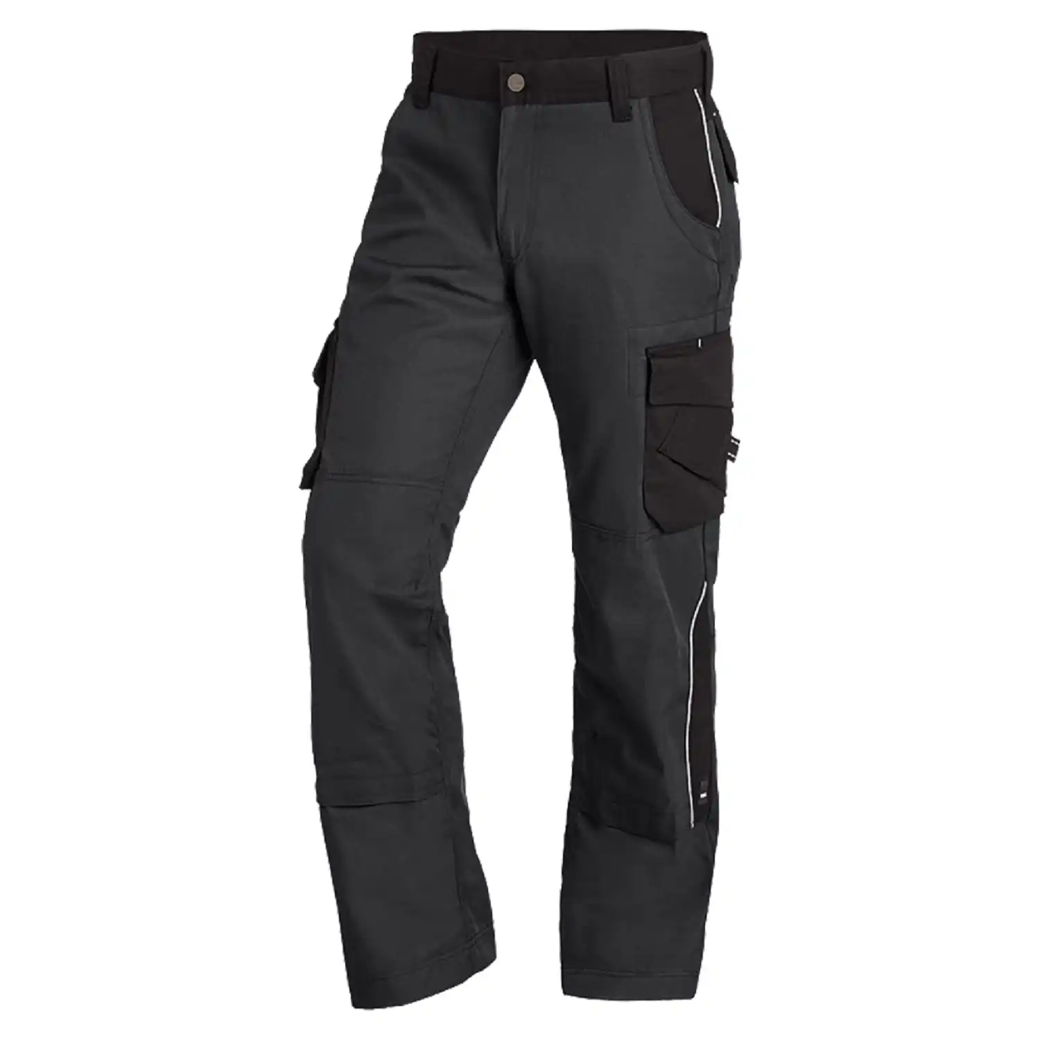 Premium Bundhose BRUNO "Twill 300" in anthrazit/schwarz, 50 - Bild 1