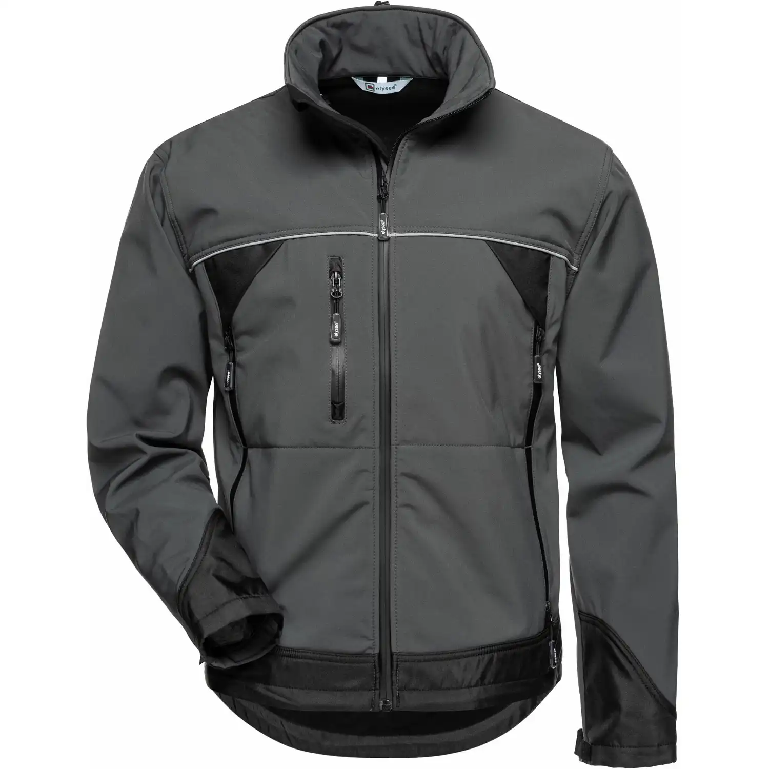 Premium Softshell-Funktionsjacke "BETA"grau in L - Bild 1