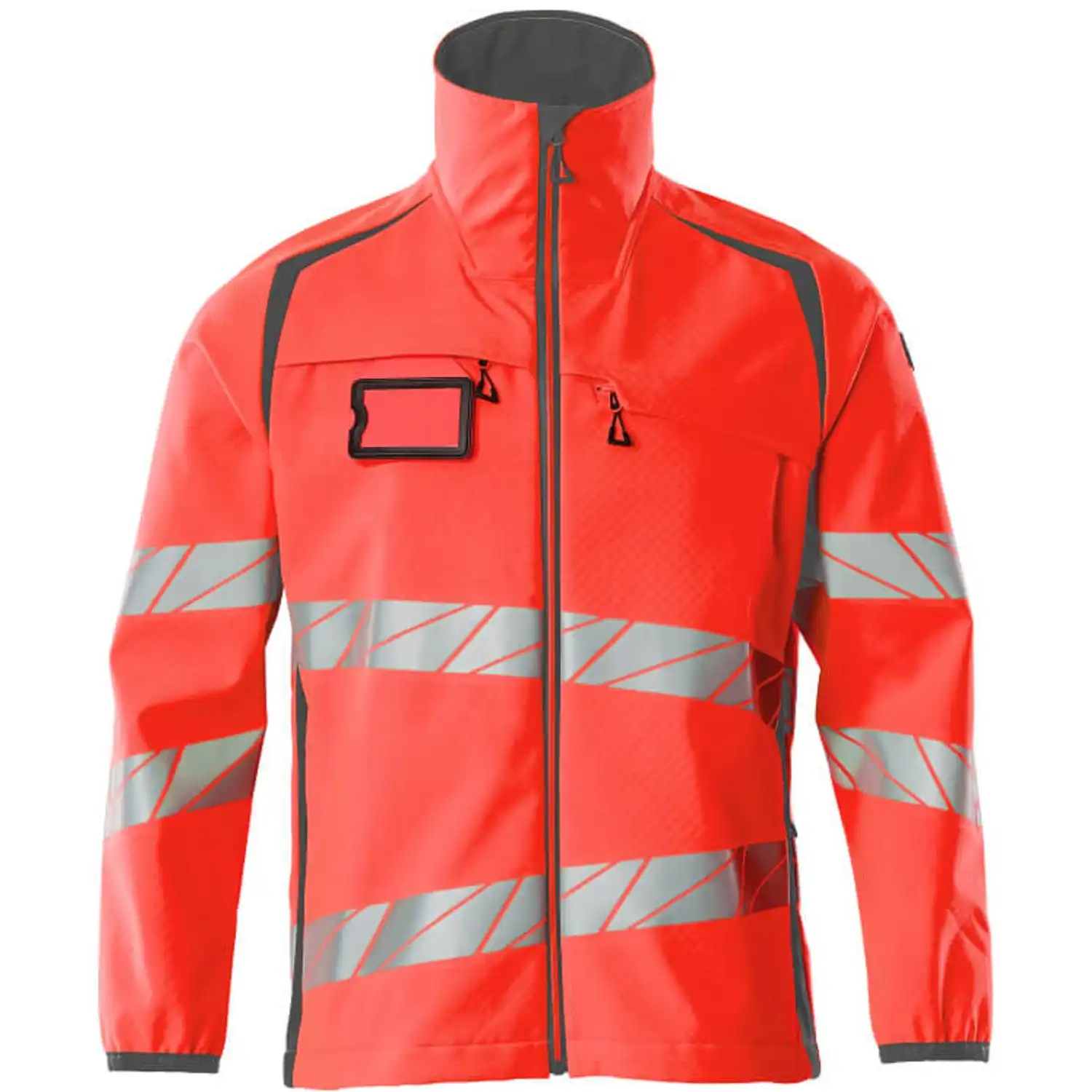 Warnschutz Softshelljacke "ACCELERATE SAFE" in rot/dunkelanthrazit, M - Bild 1