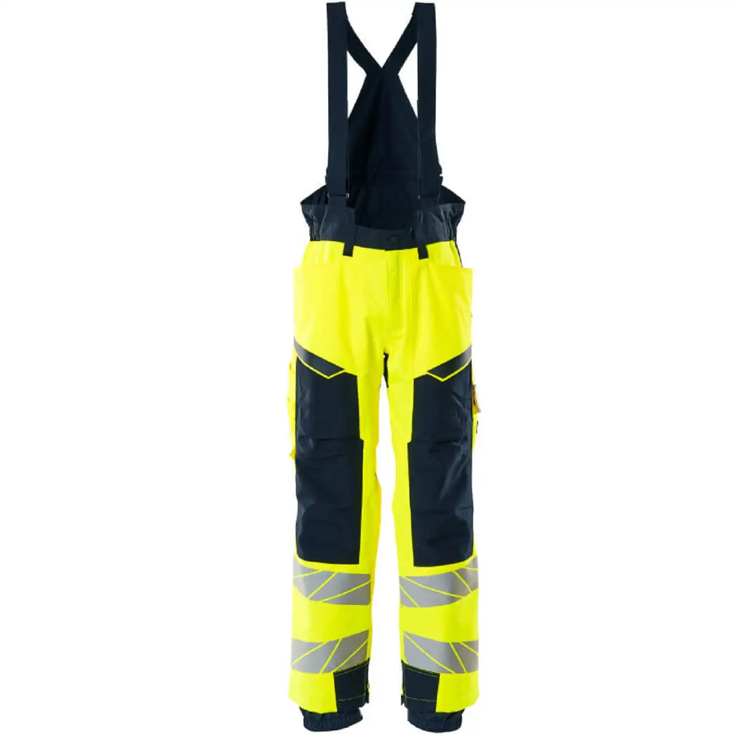 Warnschutz Winterhose "ACCELERATE SAFE" in gelb/schwarzblau, XXL - Bild 1