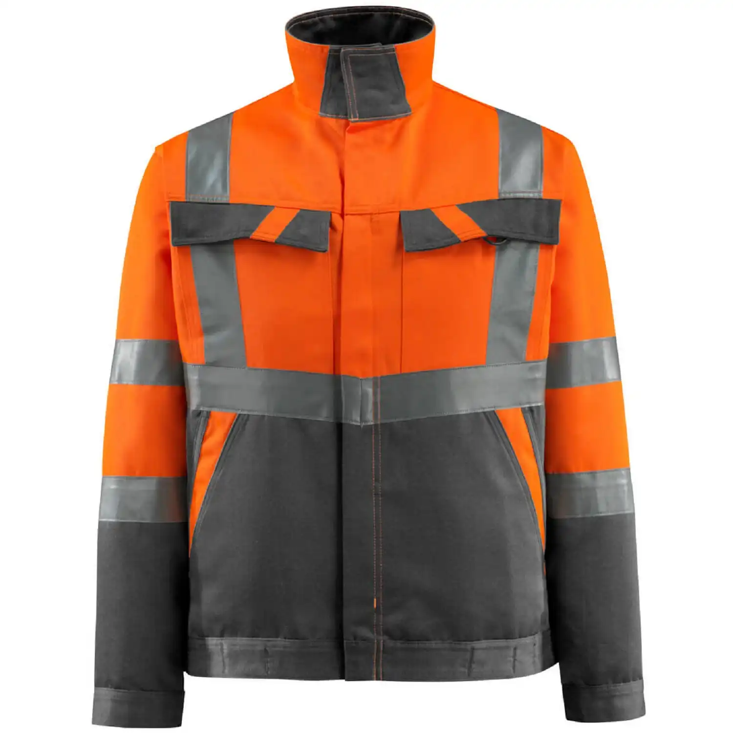 Warnschutz Jacke "FORSTER" Safe Light in orange/dunkelanthrazit, S - Bild 1