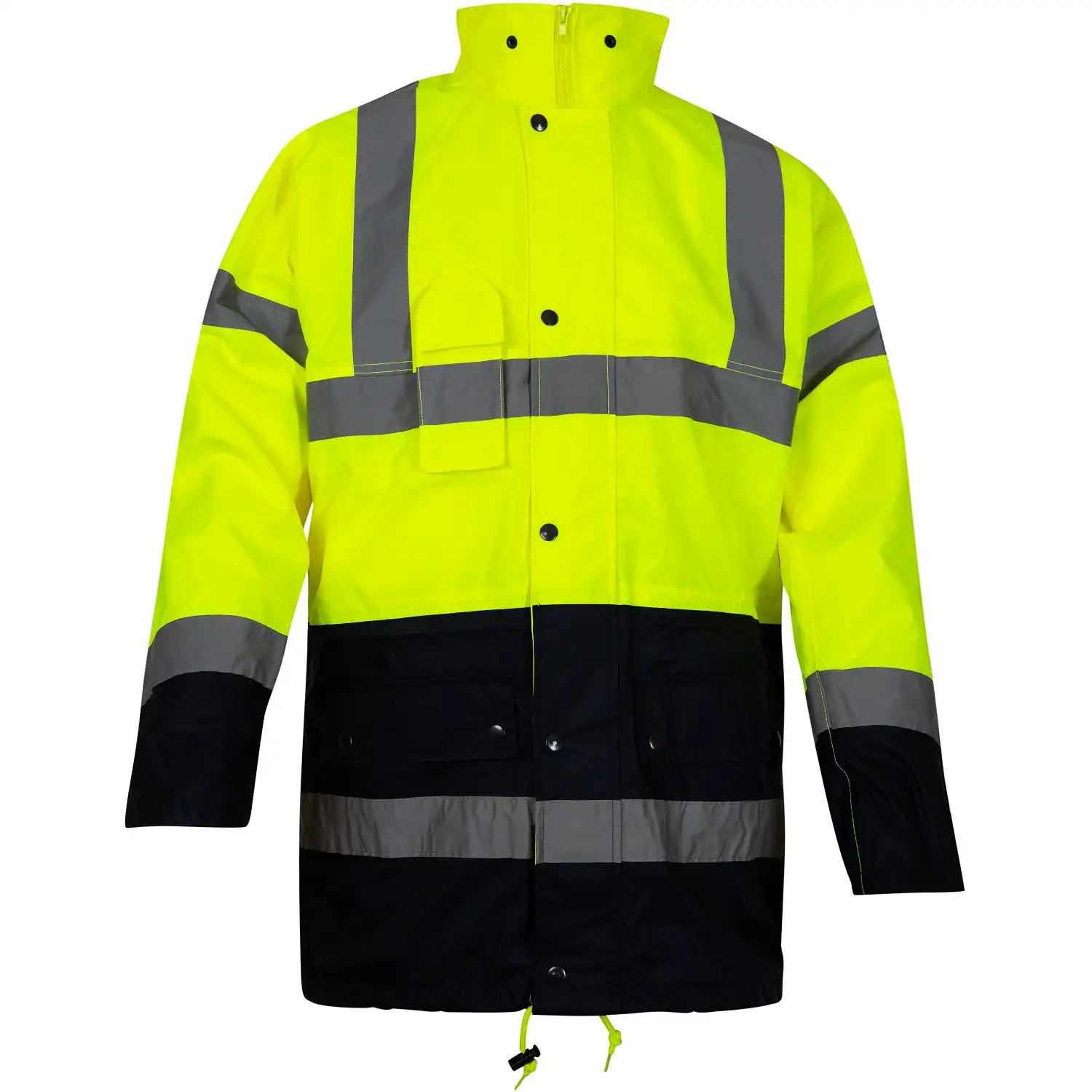 Warnschutz Regenparka ALBERTO 0980 Essential in gelb/marine, L - Bild 1