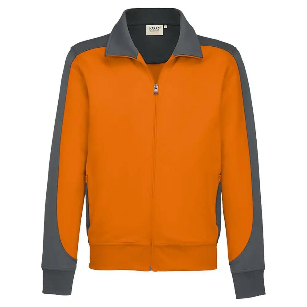 Sweatjacke Contrast "Performance" 477 in Orange, 6XL - Bild 1