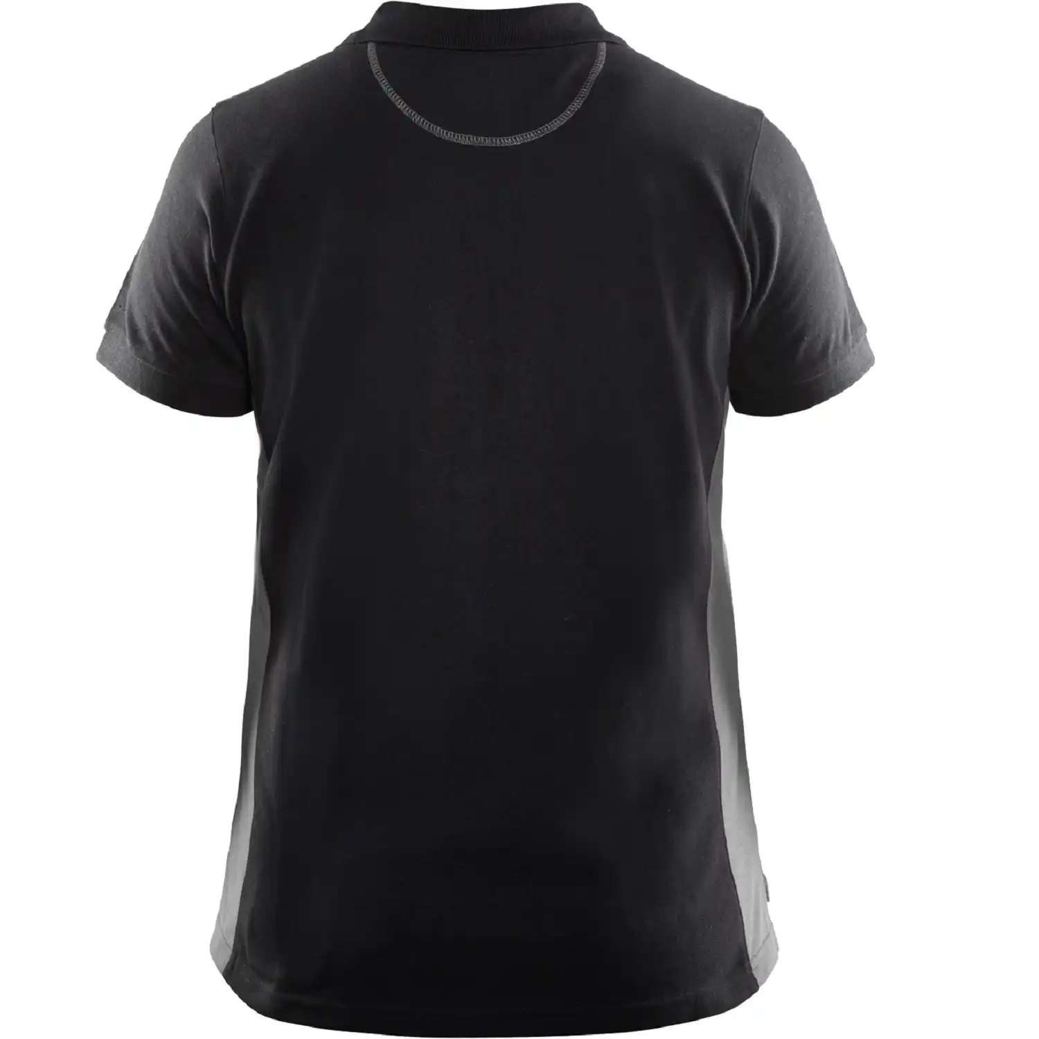 Damen Polo-Shirt "3390" in schwarz/dunkelgrau, L - Thumbnail 2