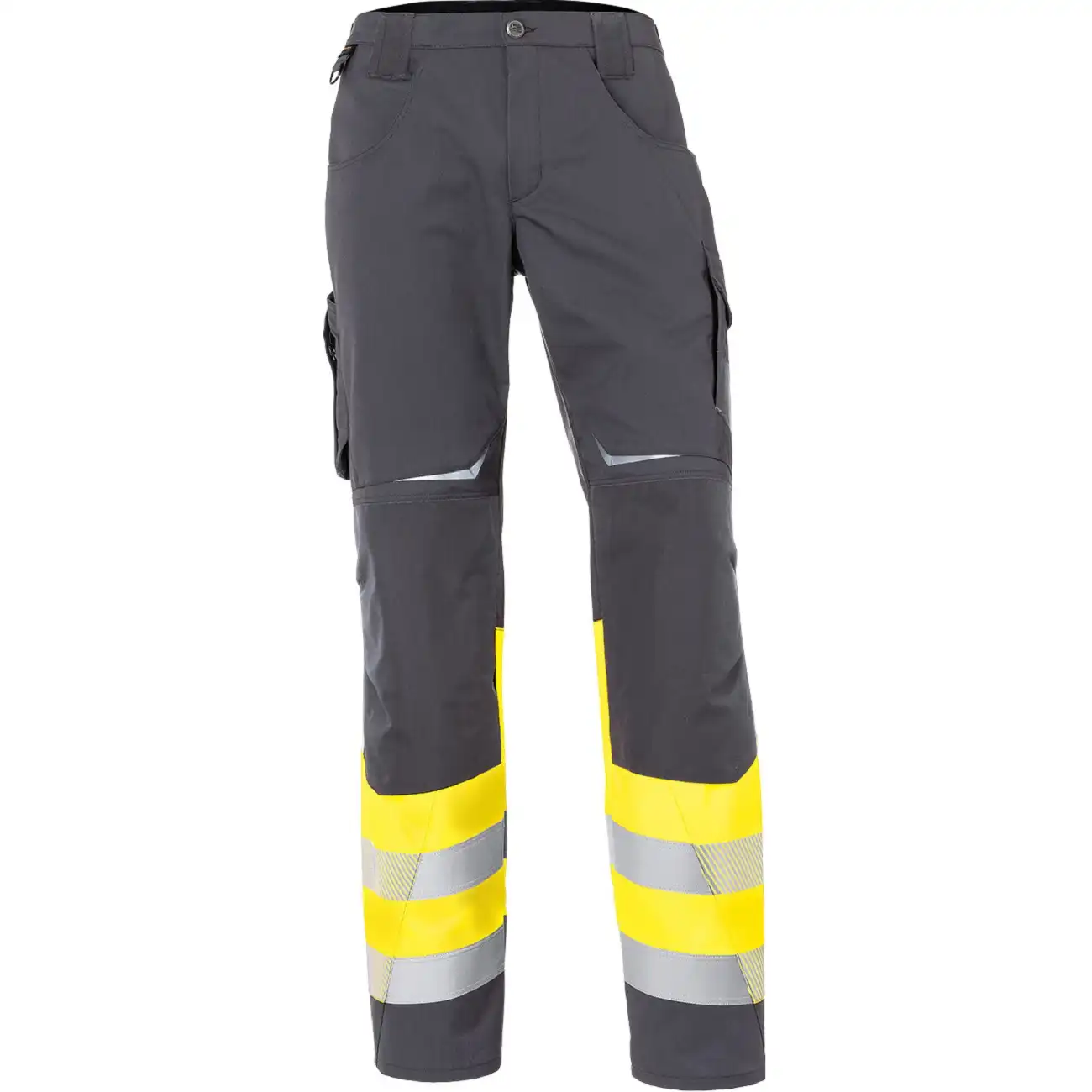 Warnschutz Bundhose "REFLECTIQ" Kl. 1 in gelb/anthrazit, 23 - Bild 1