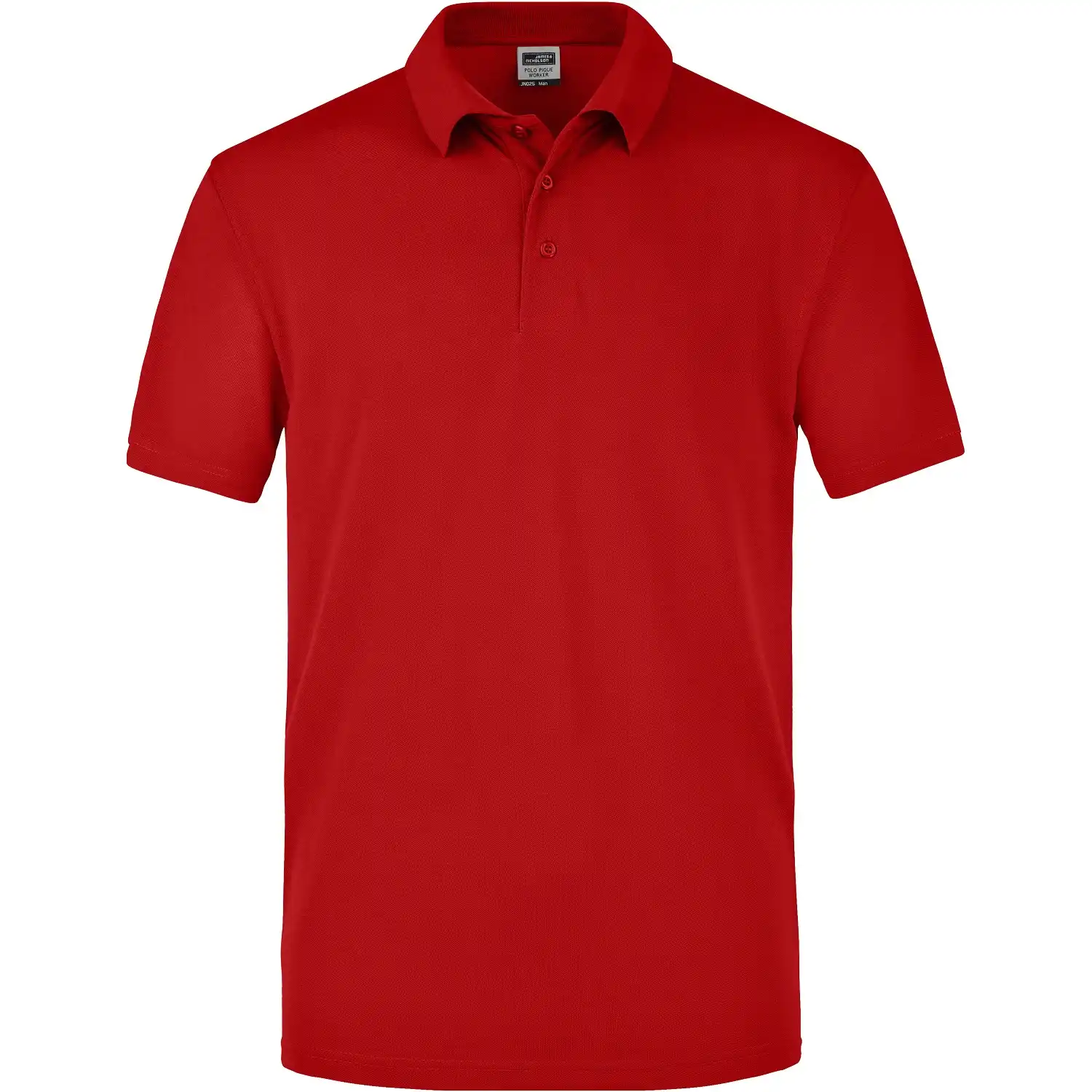 Worker Polo "JN025" in red, M - Bild 1