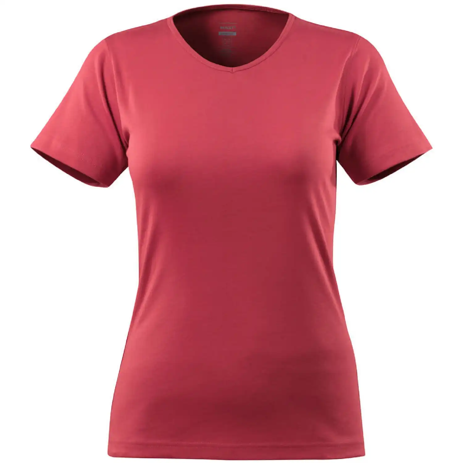 Damen T-Shirt "NICE" Crossover in himbeerrot, 3XL - Bild 1