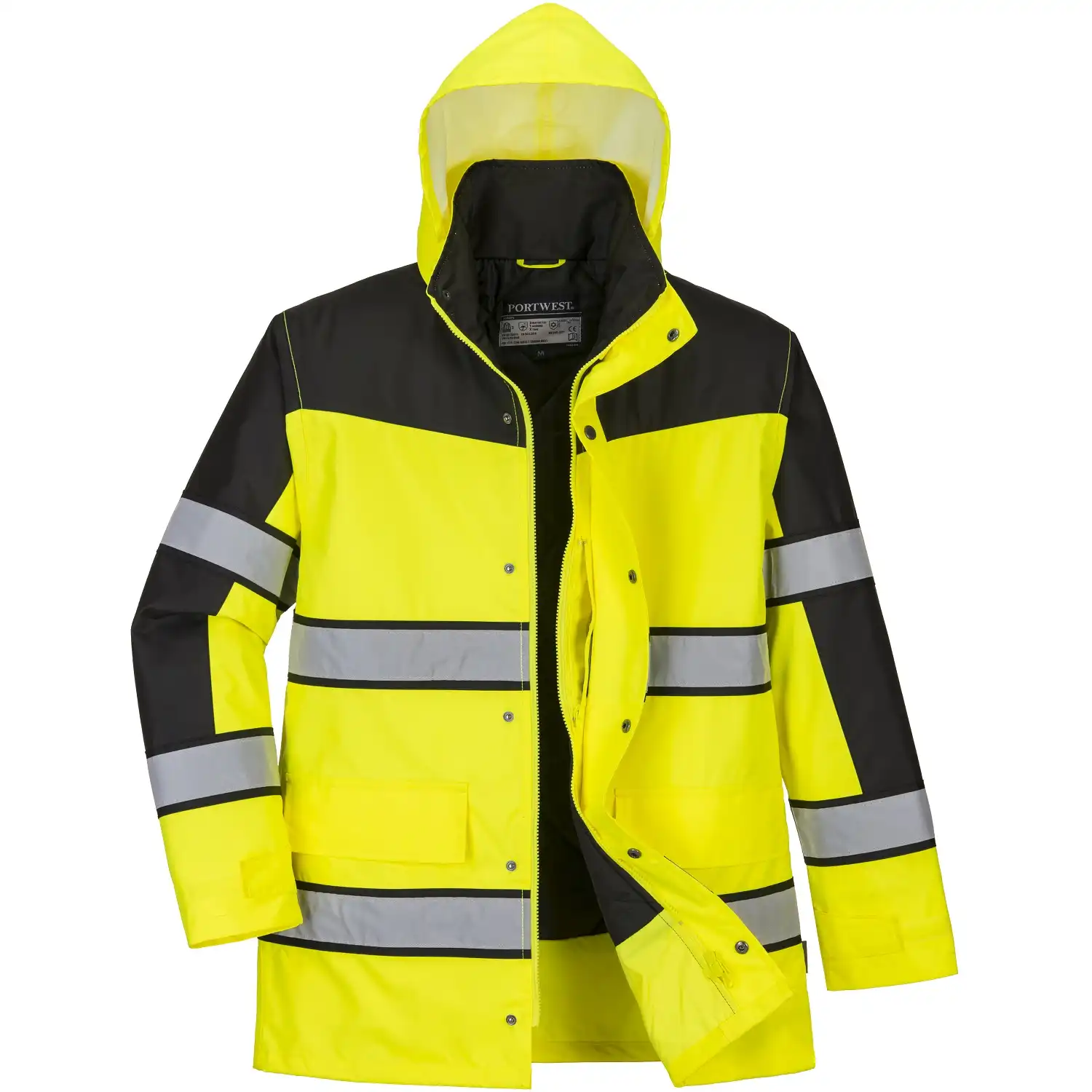 Warnschutz Winterjacke "S462" gelb/schwarz