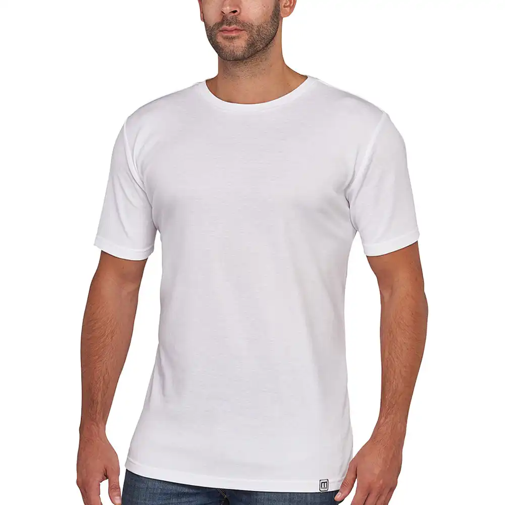T-Shirt "SLASH" Powerdry in L, Weiß - Bild 1