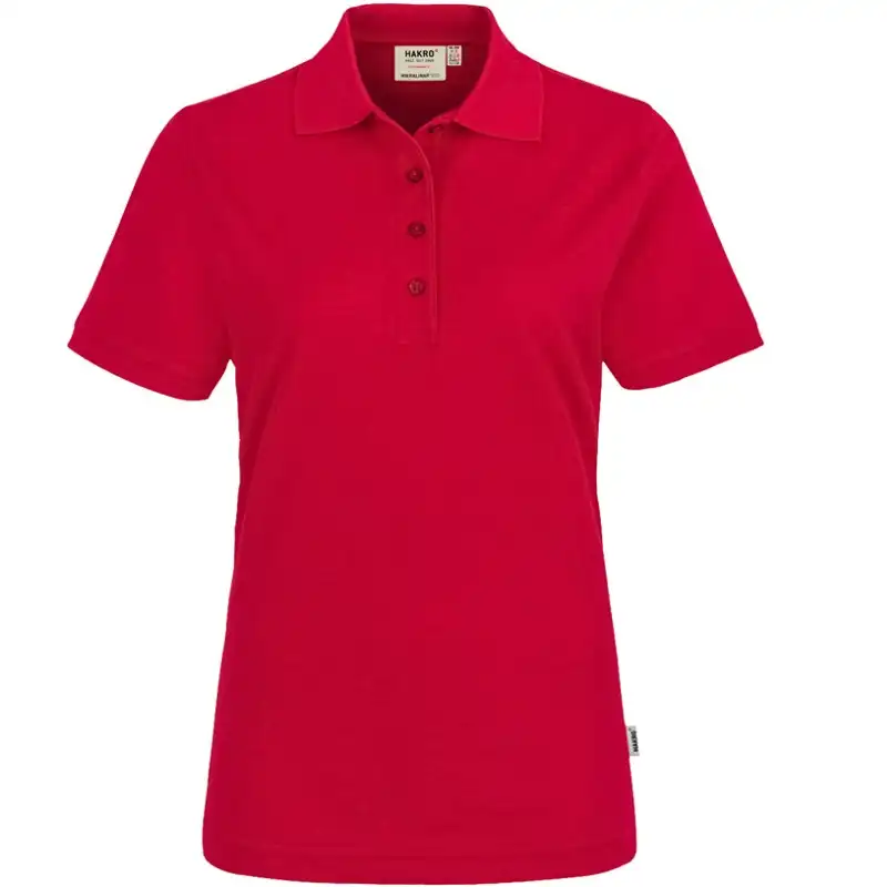 Damen Polo-Shirt "ECO GRS" 369 in Rot, L - Thumbnail 1