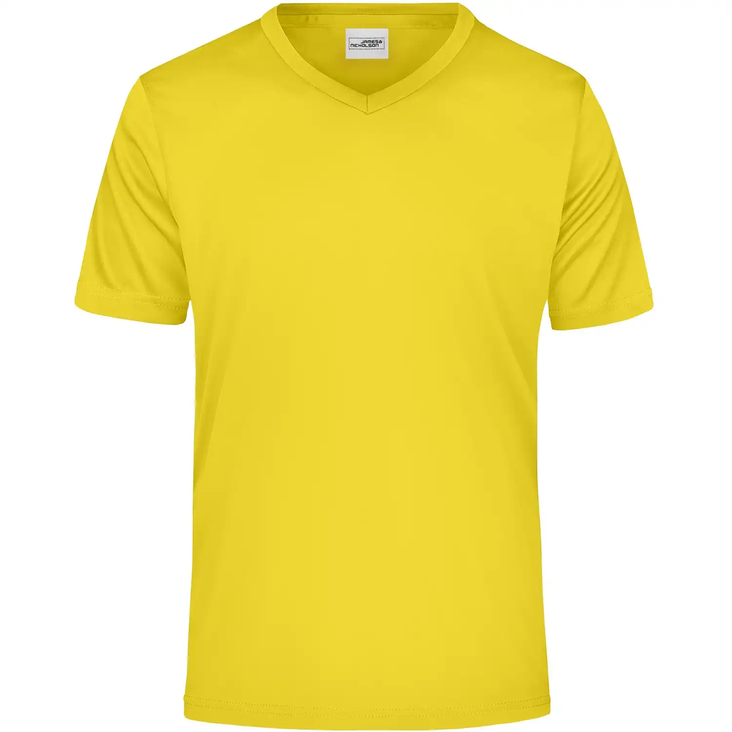 Active-V-Shirt "JN736" in yellow, M - Bild 1