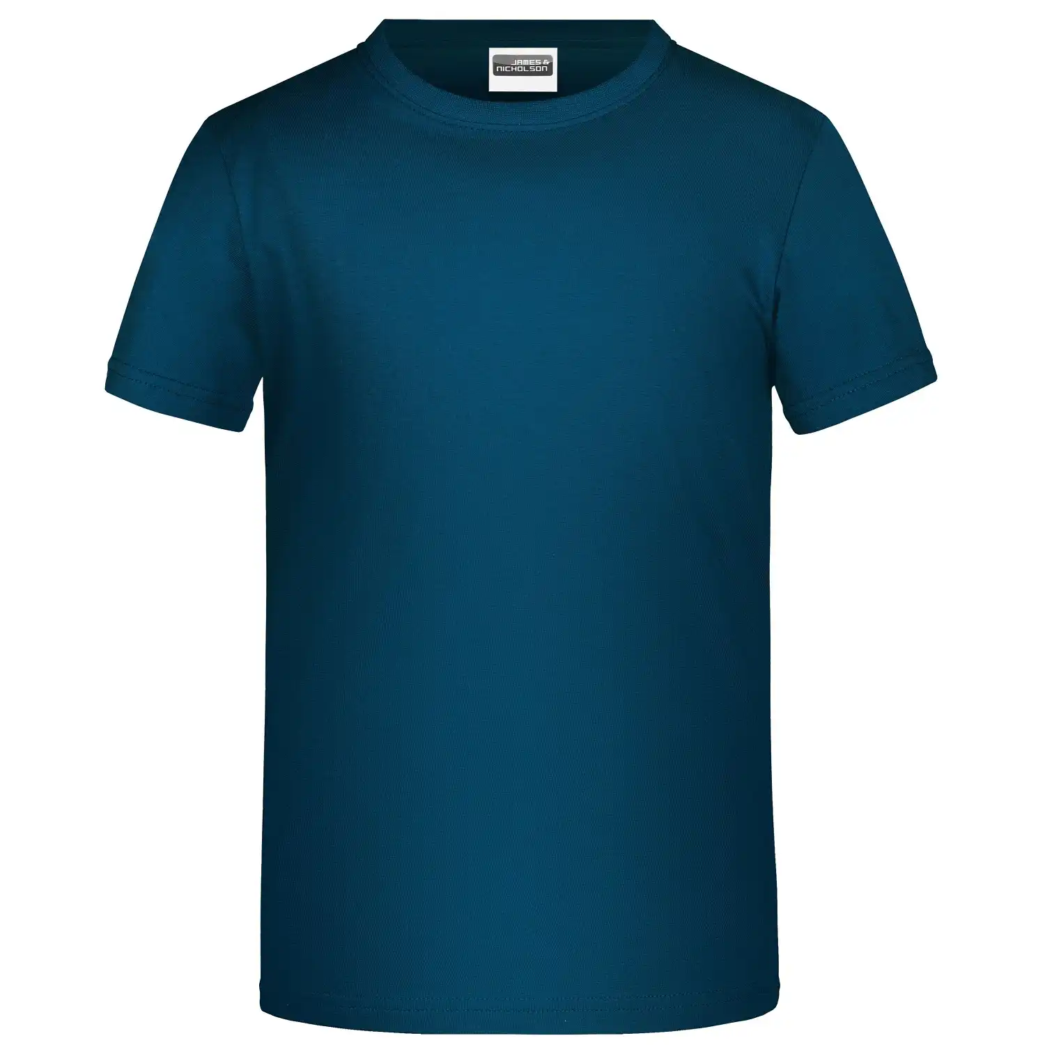 Kinder Basic T-Shirt Jungen "JN745" in petrol, L - Bild 1