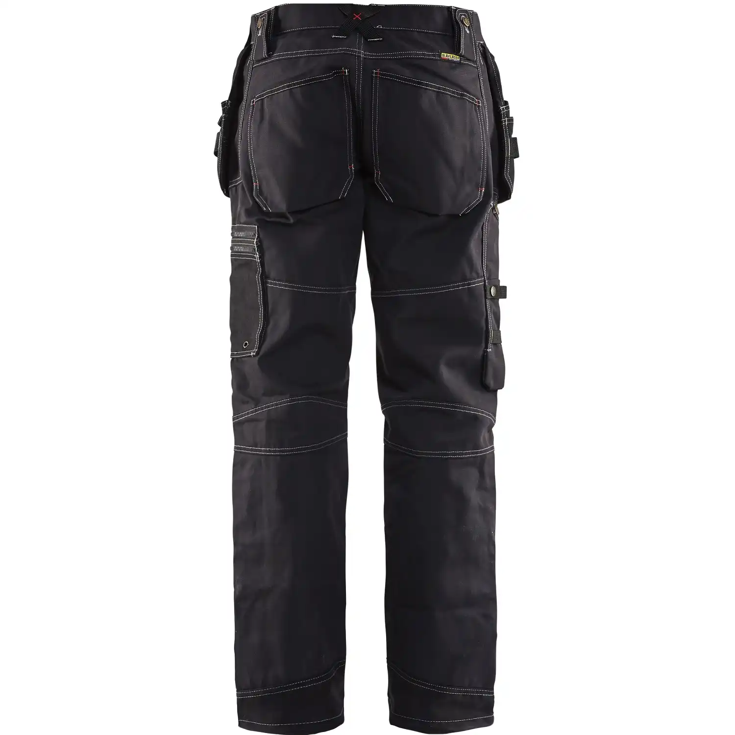 Handwerkerhose "X1500" 100% Baumwolle in schwarz, C150 - Thumbnail 2