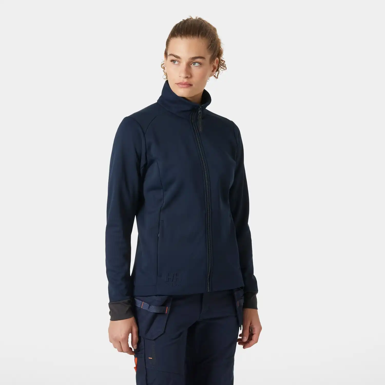 Damen Funktionsjacke "W TECH MIDLAYER" in marine, XXL - Thumbnail 3