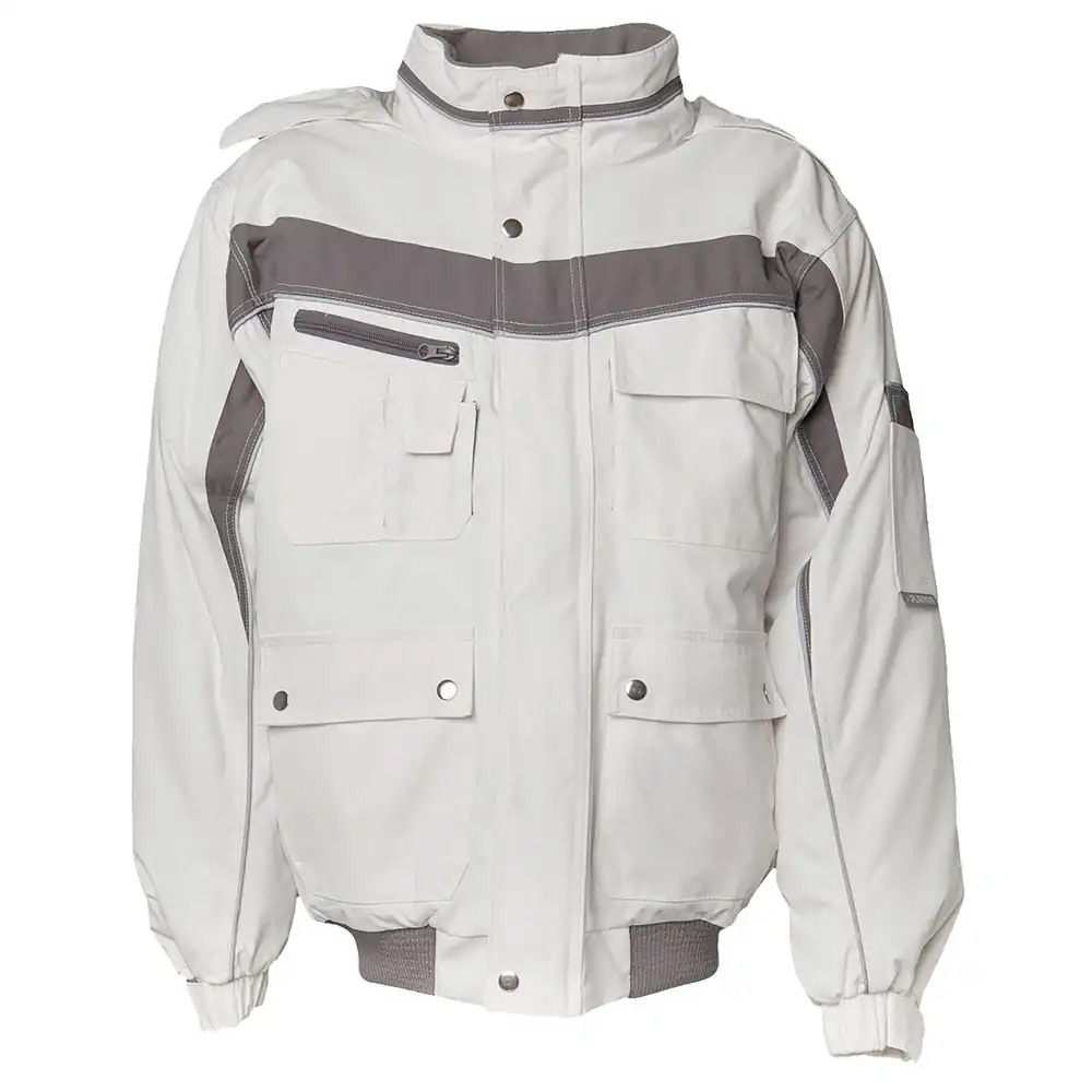 Winter Blouson "PLALINE" in weiß/zink, 4XL - Bild 1