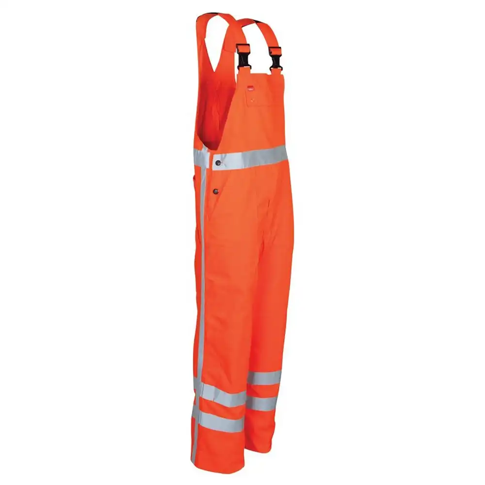 Warnschutz Latzhose "2484" High Visibility orange in 58 - Bild 1