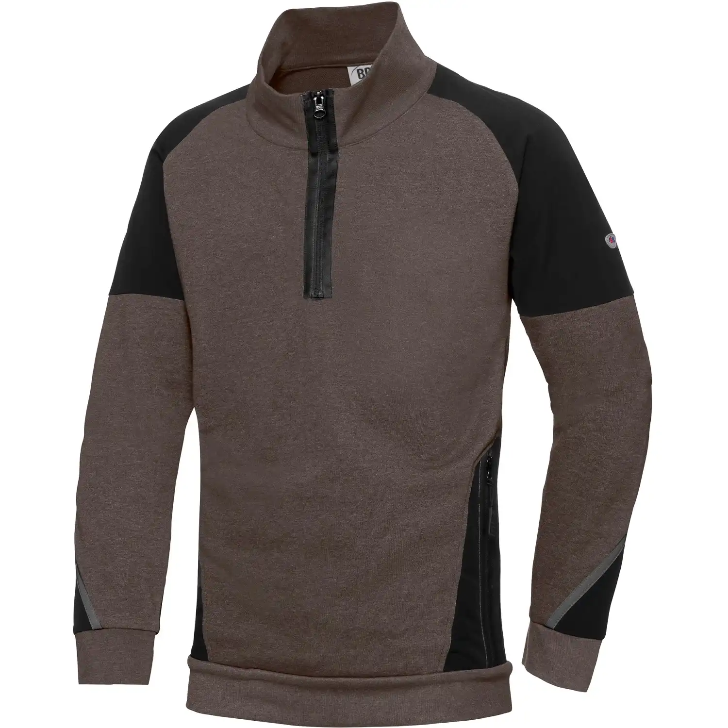 Sweat-Troyer "1828-293" Bplus Modern Stretch in falke/schwarz, XS - Bild 1