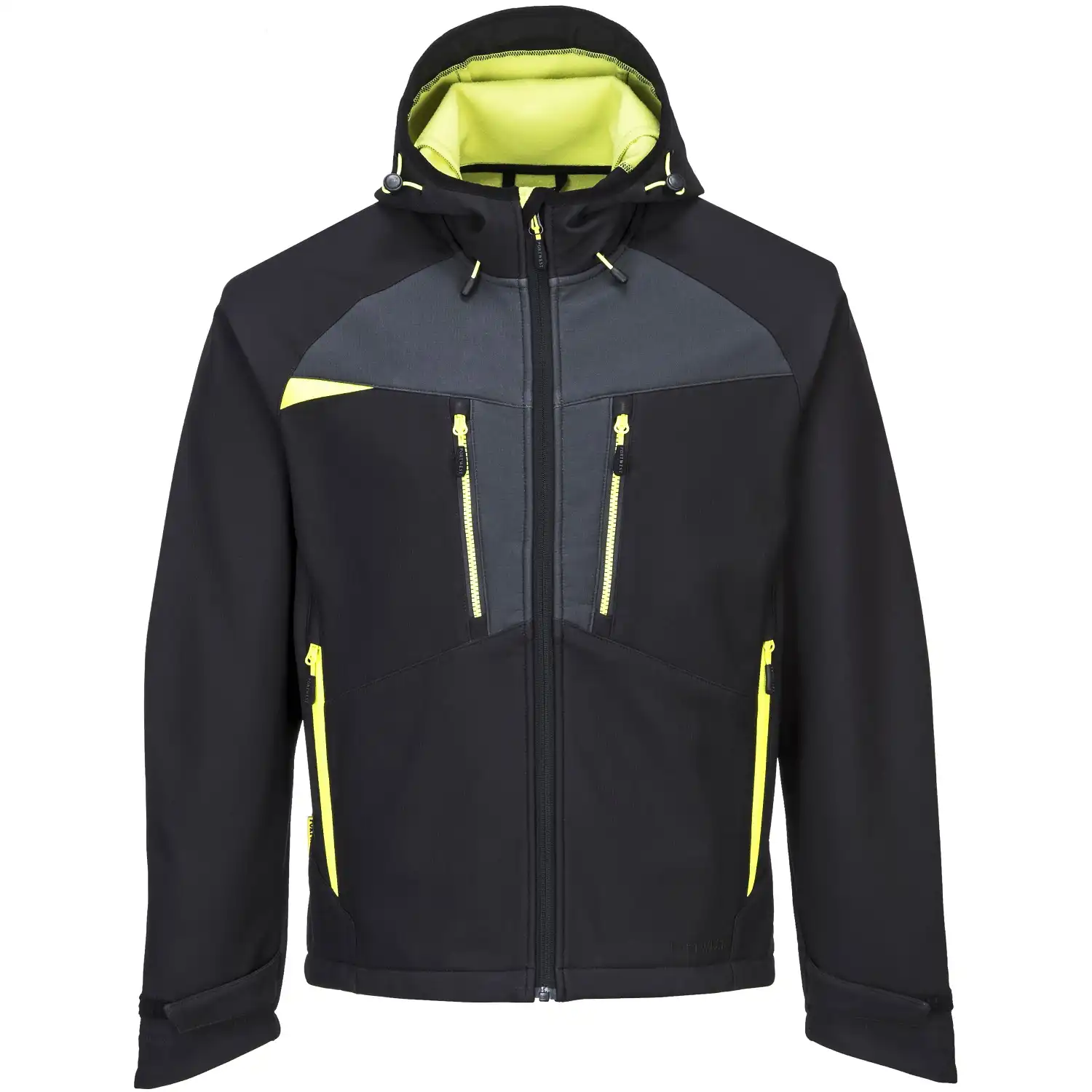 Softshelljacke "DX474" DX4 in schwarz, L - Thumbnail 1