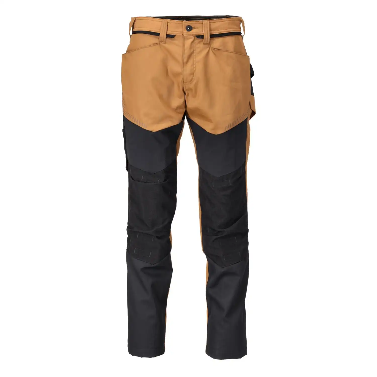 Bundhose leicht "22479-230" Customized in nussbraun/schwarz, 76C49 - Thumbnail 1