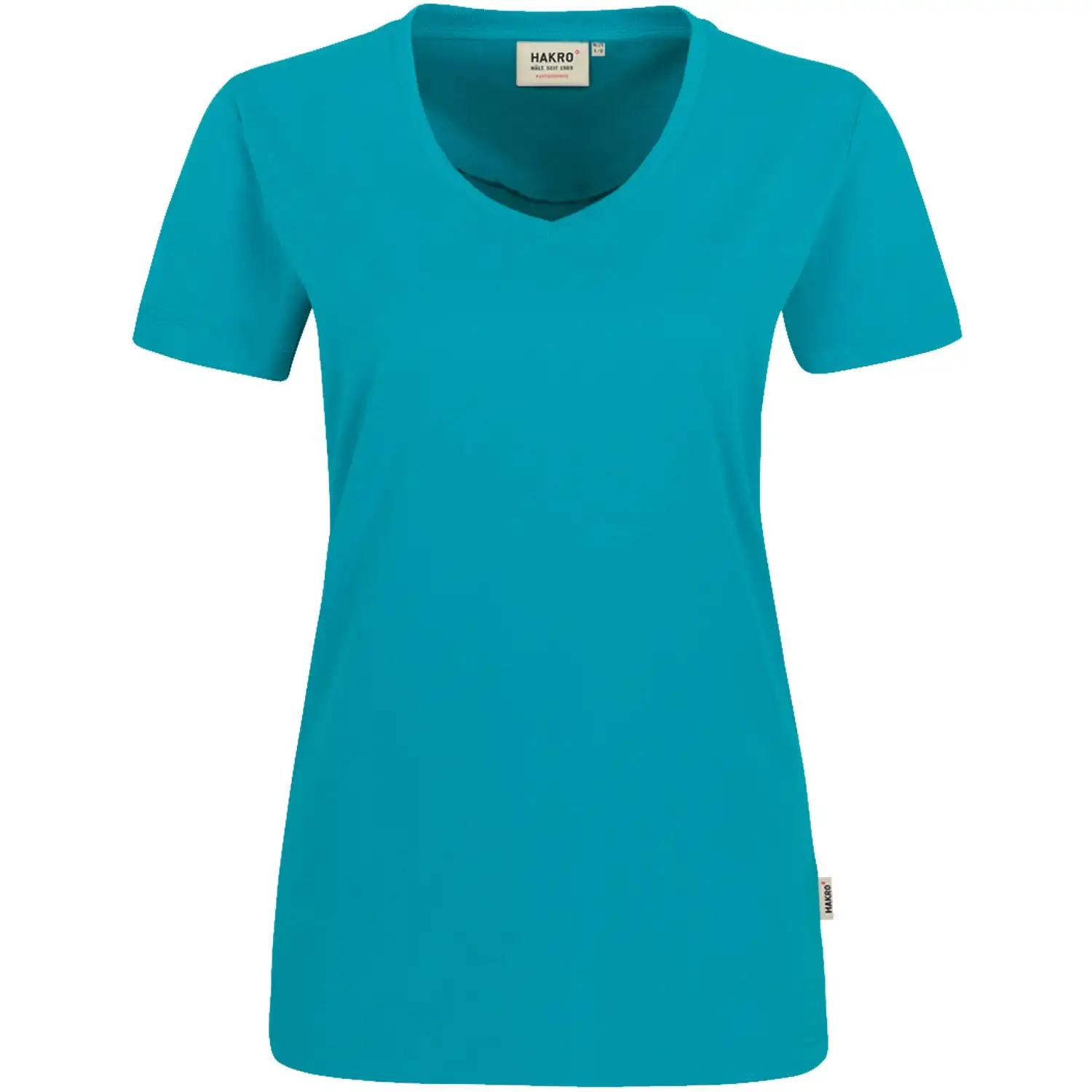 Damen V-Shirt "PERFORMANCE" 181 in smaragd, M - Bild 1