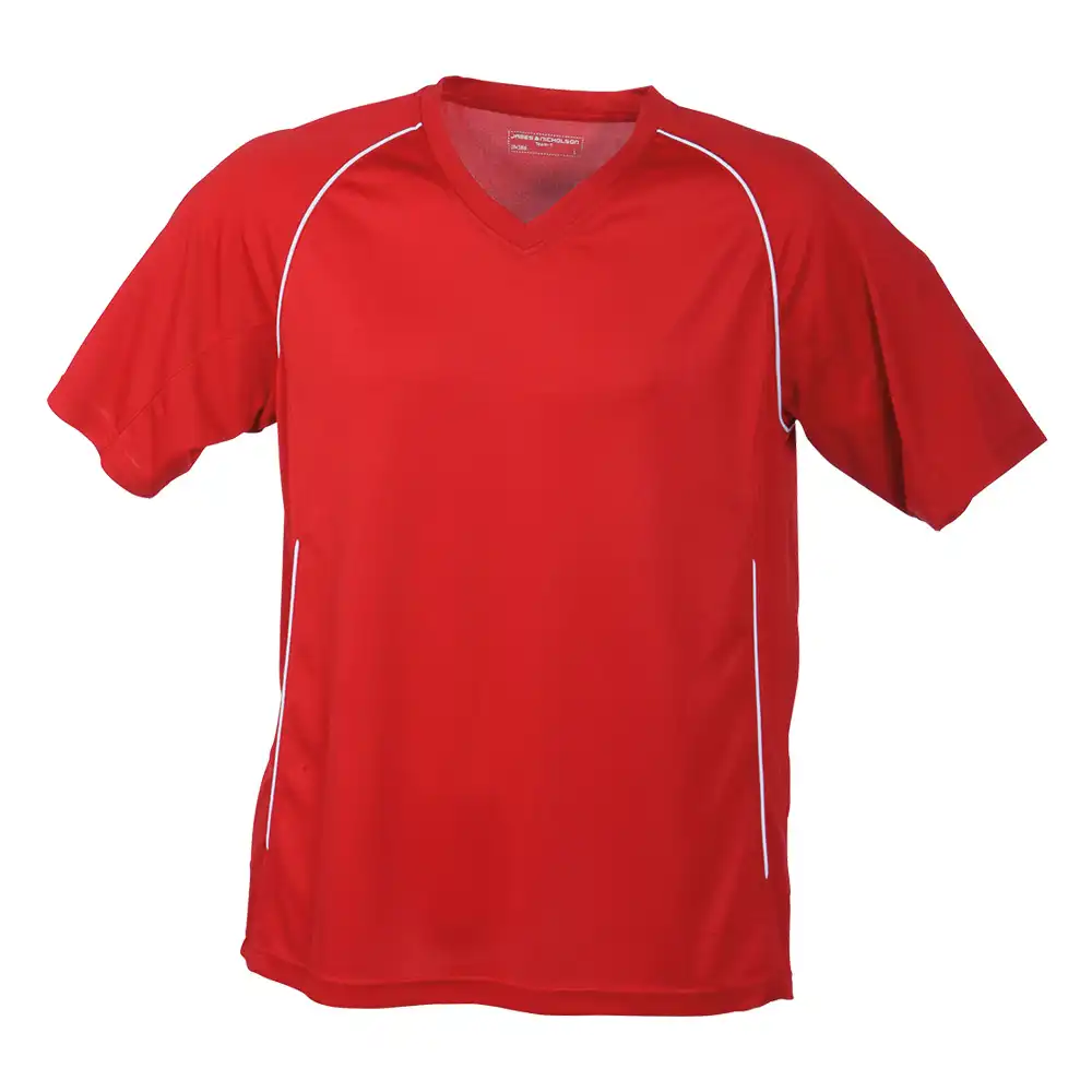 Funktions Team T-Shirt "JN386" in red/white, L - Bild 1