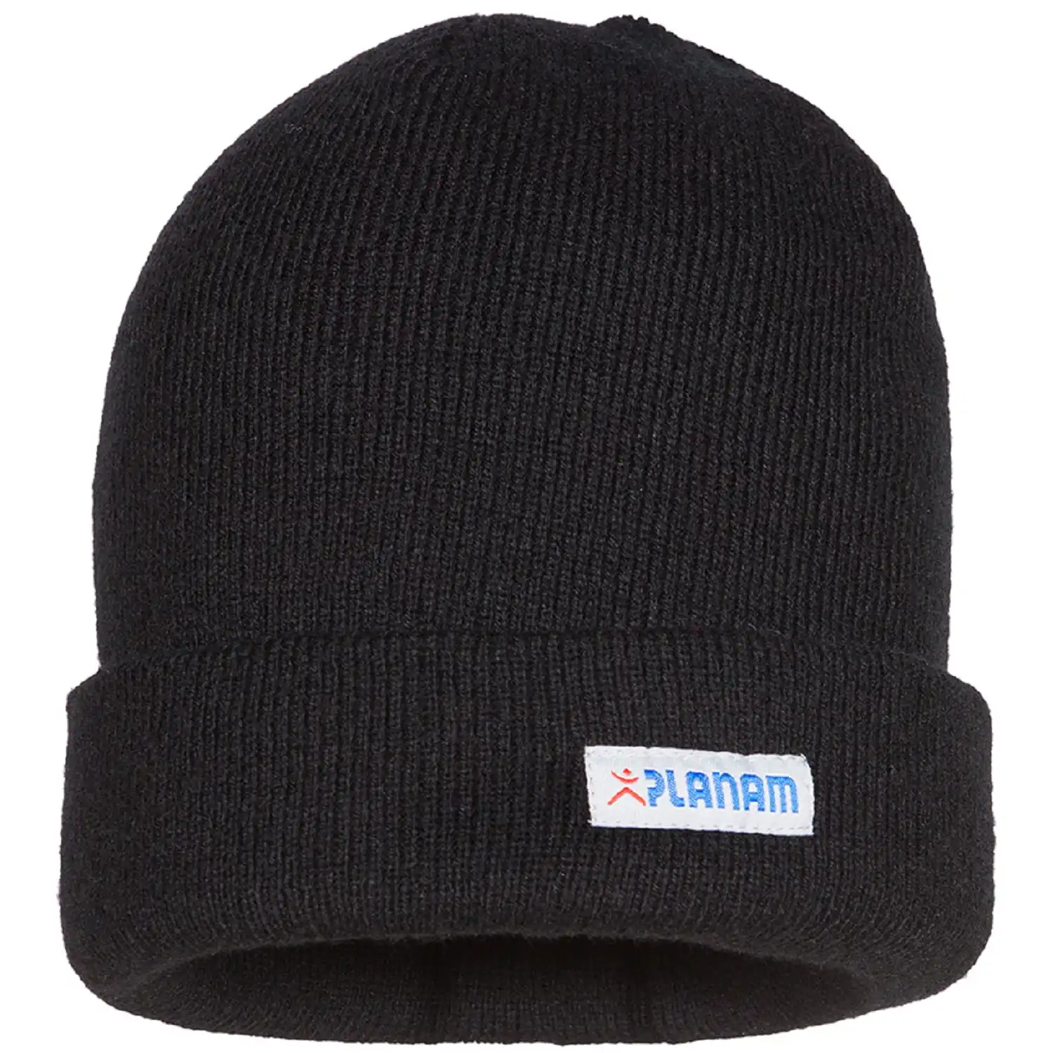 Strick-Rollmütze in schwarz - Bild 1
