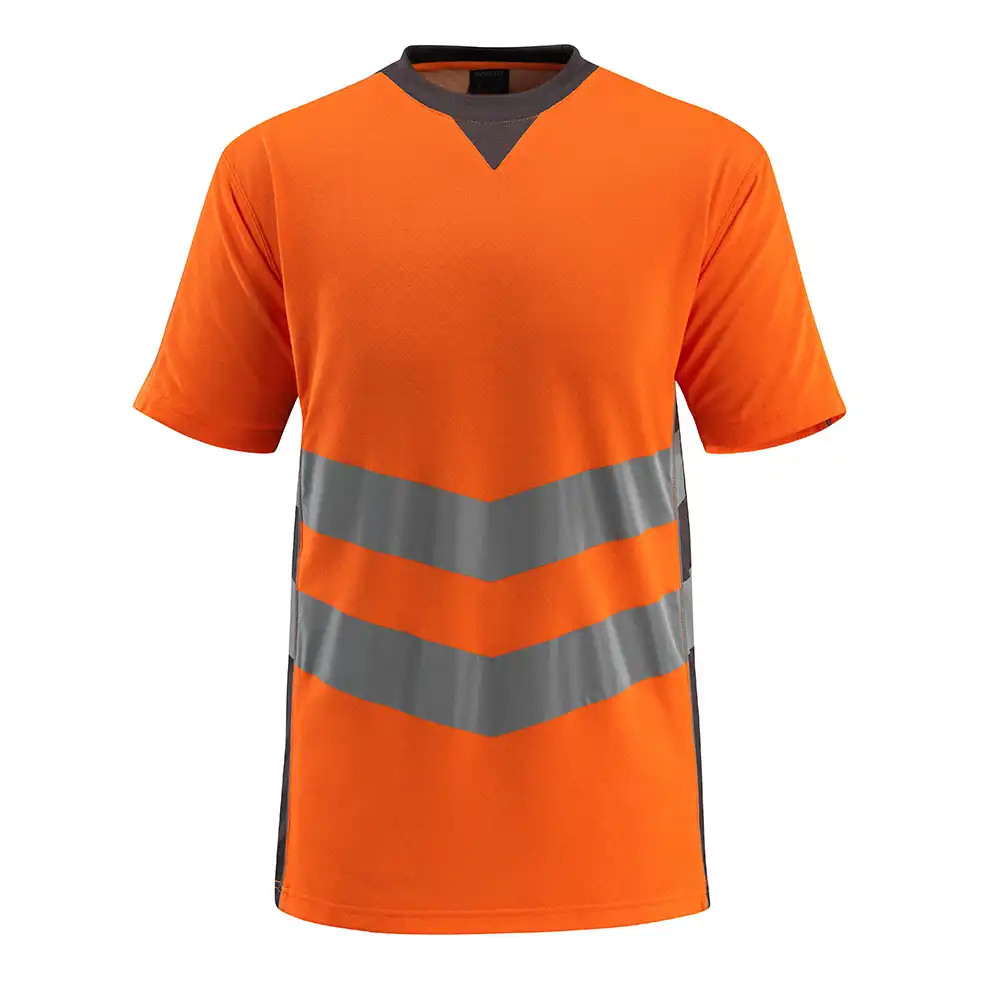 Warnschutz T-Shirt "SANDWELL" Safe Supreme UV-Schutz in orange/dunkelanthrazit, XL - Bild 1