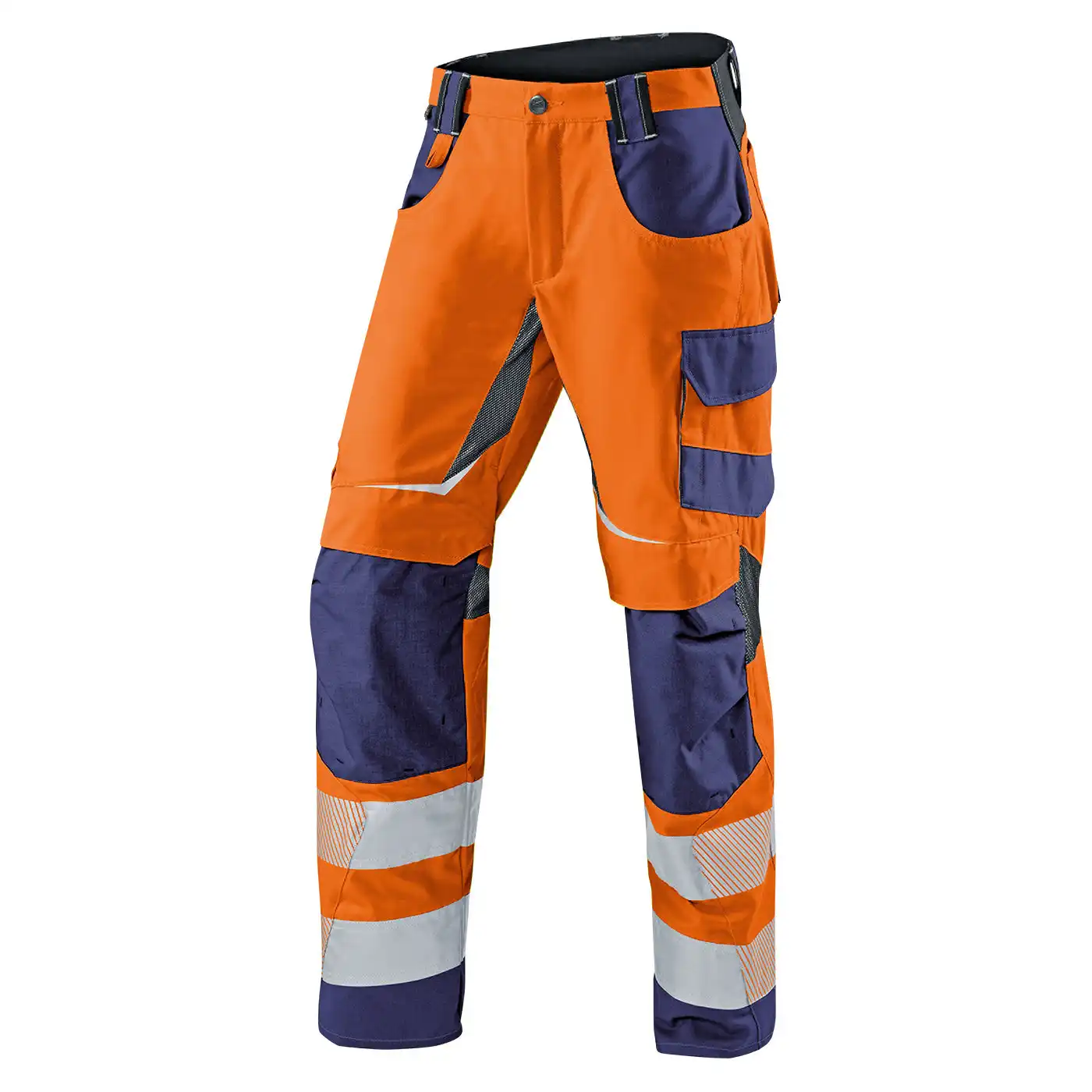 Warnschutz Sommerhose "REFLECTIQ" in orange/marine, 58 - Bild 1