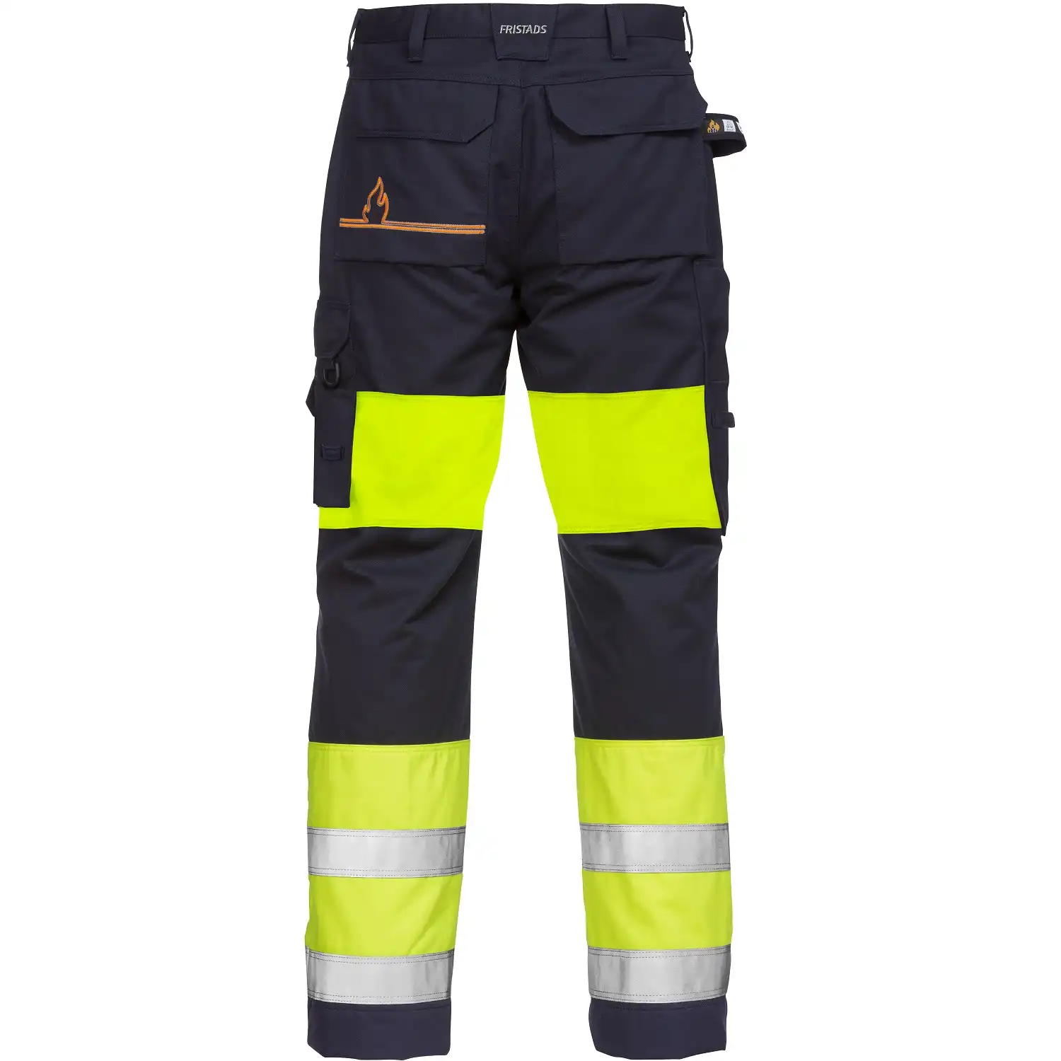 Multinorm Damen Bundhose "2776 ATHS" Flamestat marine/gelb in R48 - Thumbnail 2