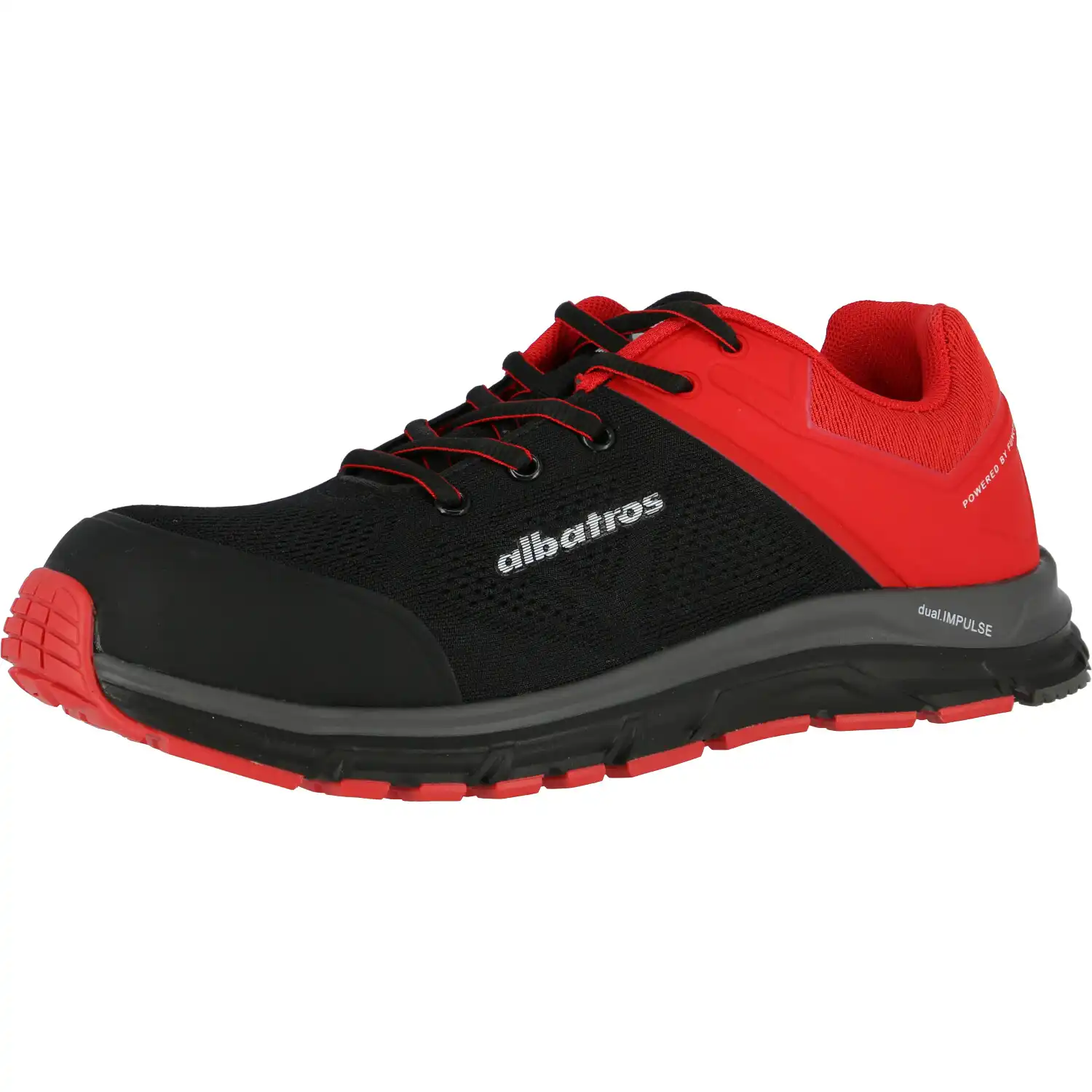 Sicherheitshalbschuhe S1P "LIFT RED IMPULSE LOW" in schwarz/rot, 42 - Thumbnail 1