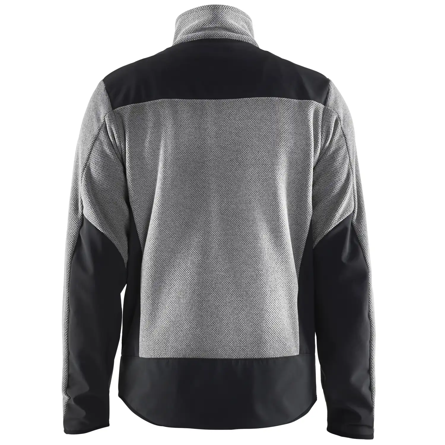 Strickjacke "5942" in grau-melange/schwarz, 3XL - Thumbnail 2