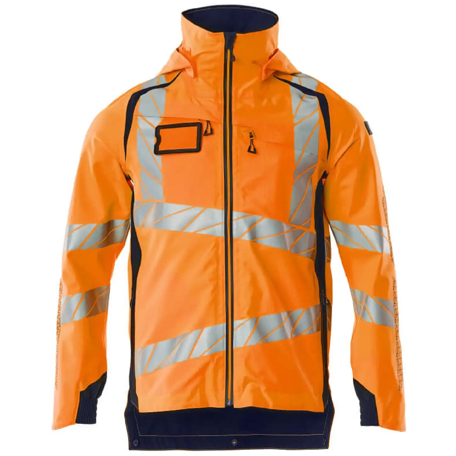 Warnschutz Regenjacke "ACCELERATE SAFE" in orange/schwarzblau, XXL - Bild 1