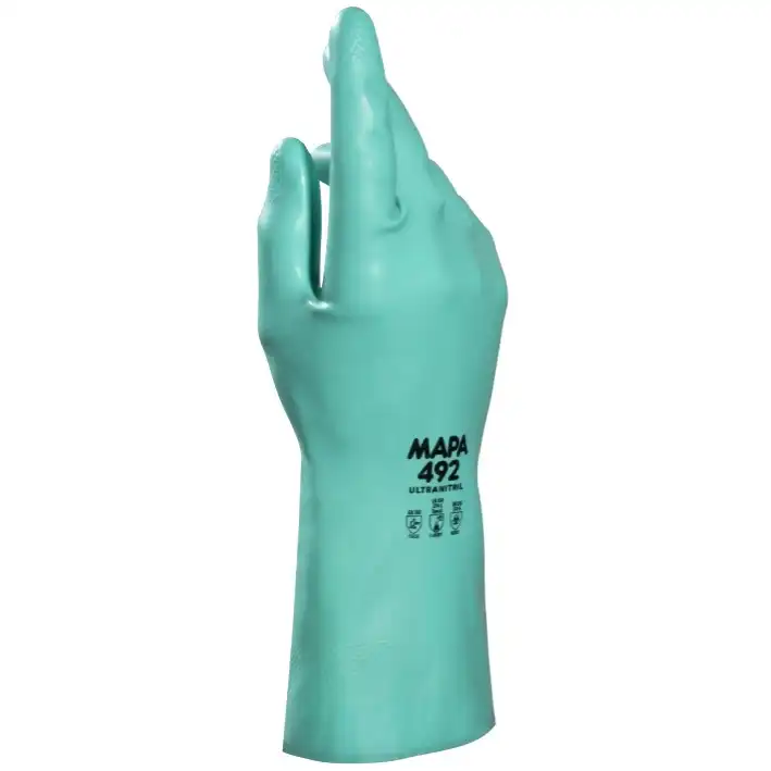 Nitril Chemie-Handschuhe "Ultranitril" 492 in 9 (L) - Bild 1