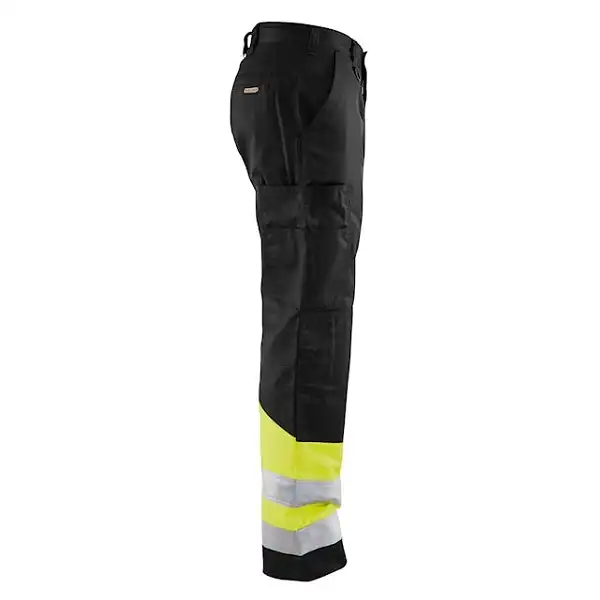 Warnschutz Bundhose "1564" in schwarz/gelb, C48 - Thumbnail 4