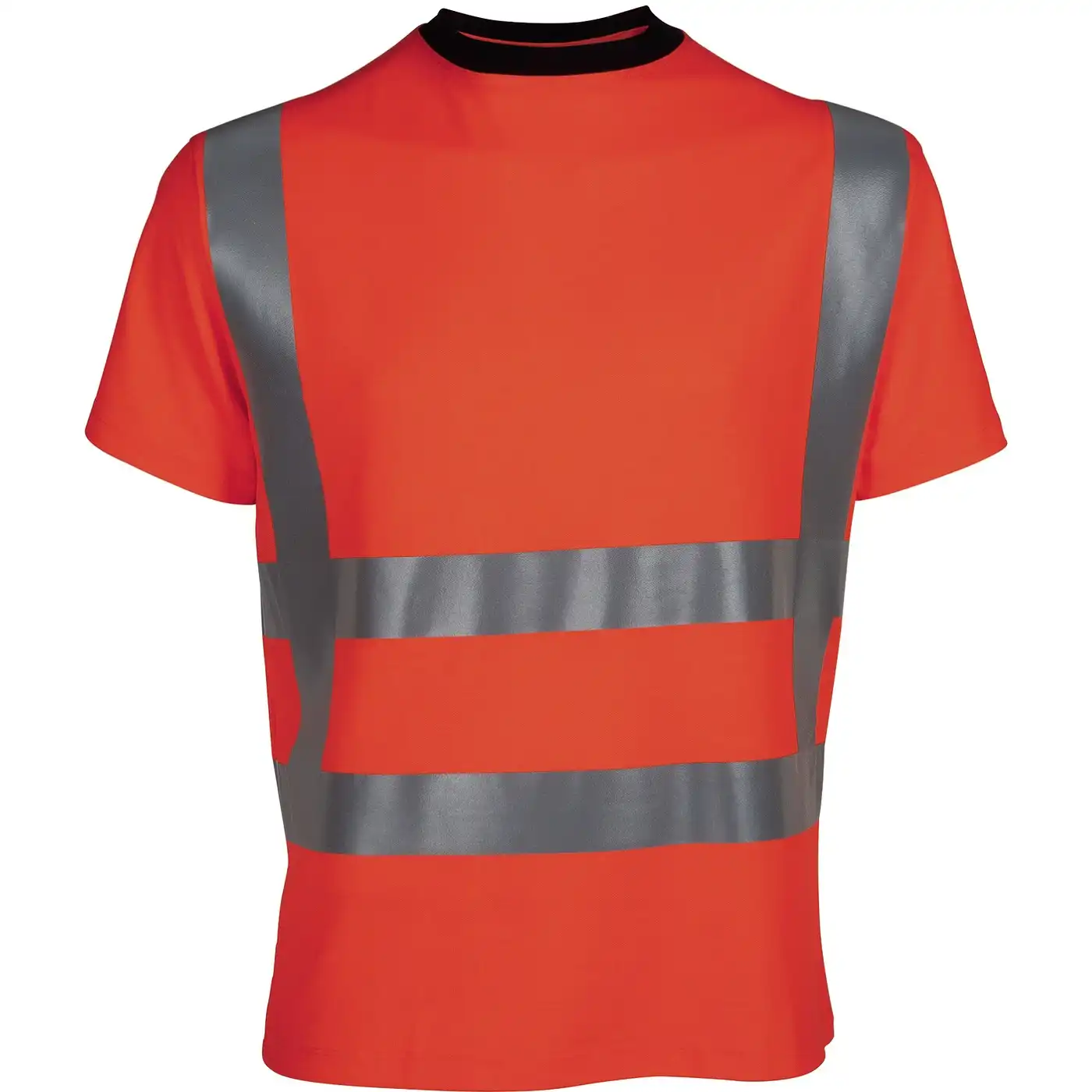 Warnschutz T-Shirt "77510" High Visibility orange in 3XL - Bild 1