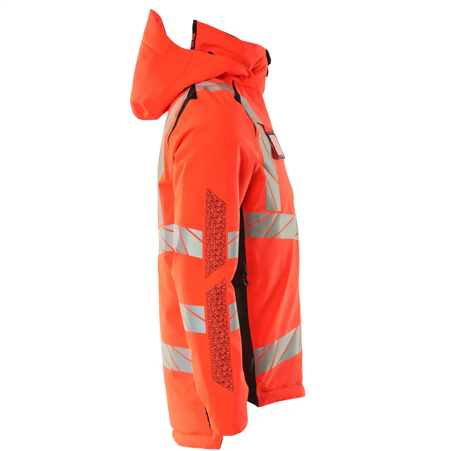 Warnschutz Winterjacke "ACCELERATE SAFE" in rot/schwarzblau, 3XL - Thumbnail 4