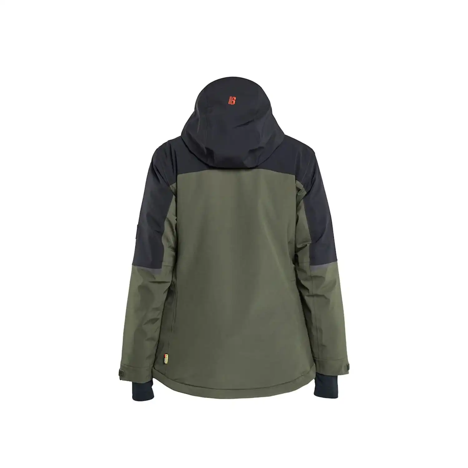 Damen Stretch Winterjacke "STRIKER" in XS, waldgrün/rost - Thumbnail 2