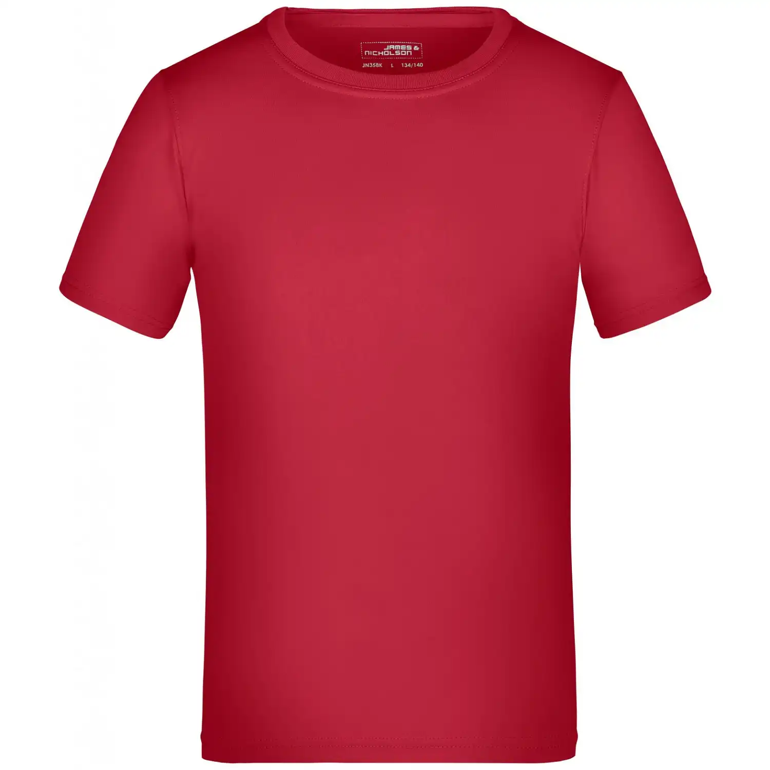Kinder Funktions T-Shirt "JN358K" in red, L - Bild 1