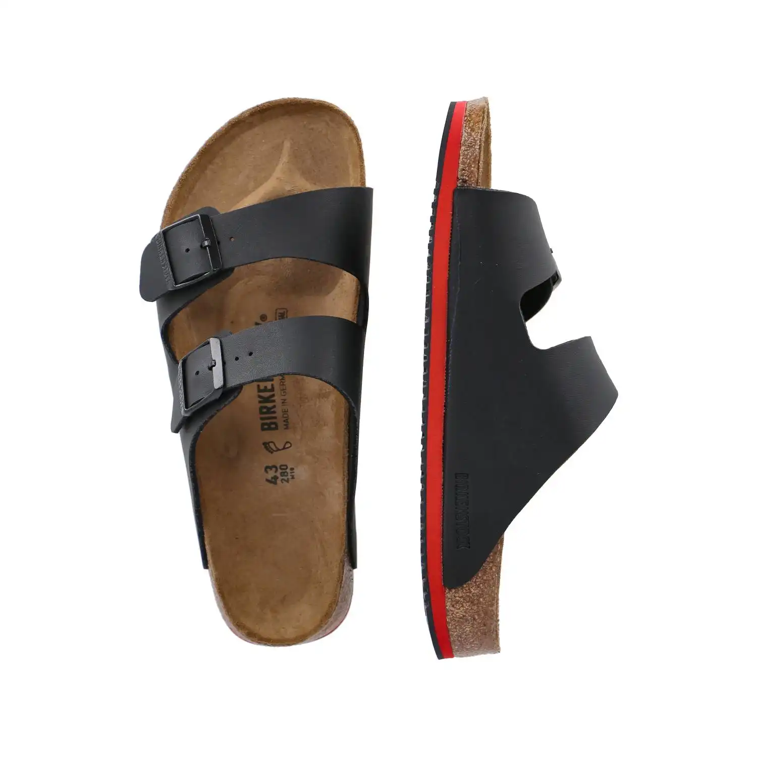 Sandalen "Arizona Super Grip" normal schwarz in 42 - Thumbnail 3