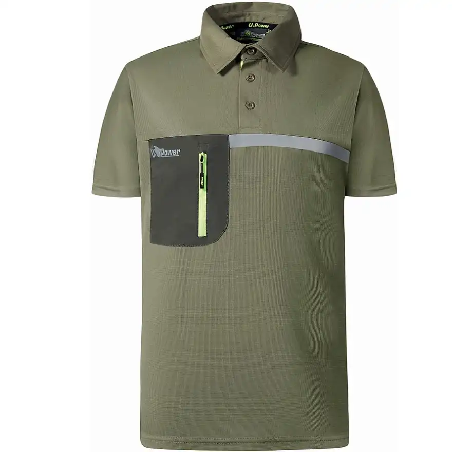 Polo-Shirt "LIBRA" U-Supremacy in burnt olive, S - Bild 1