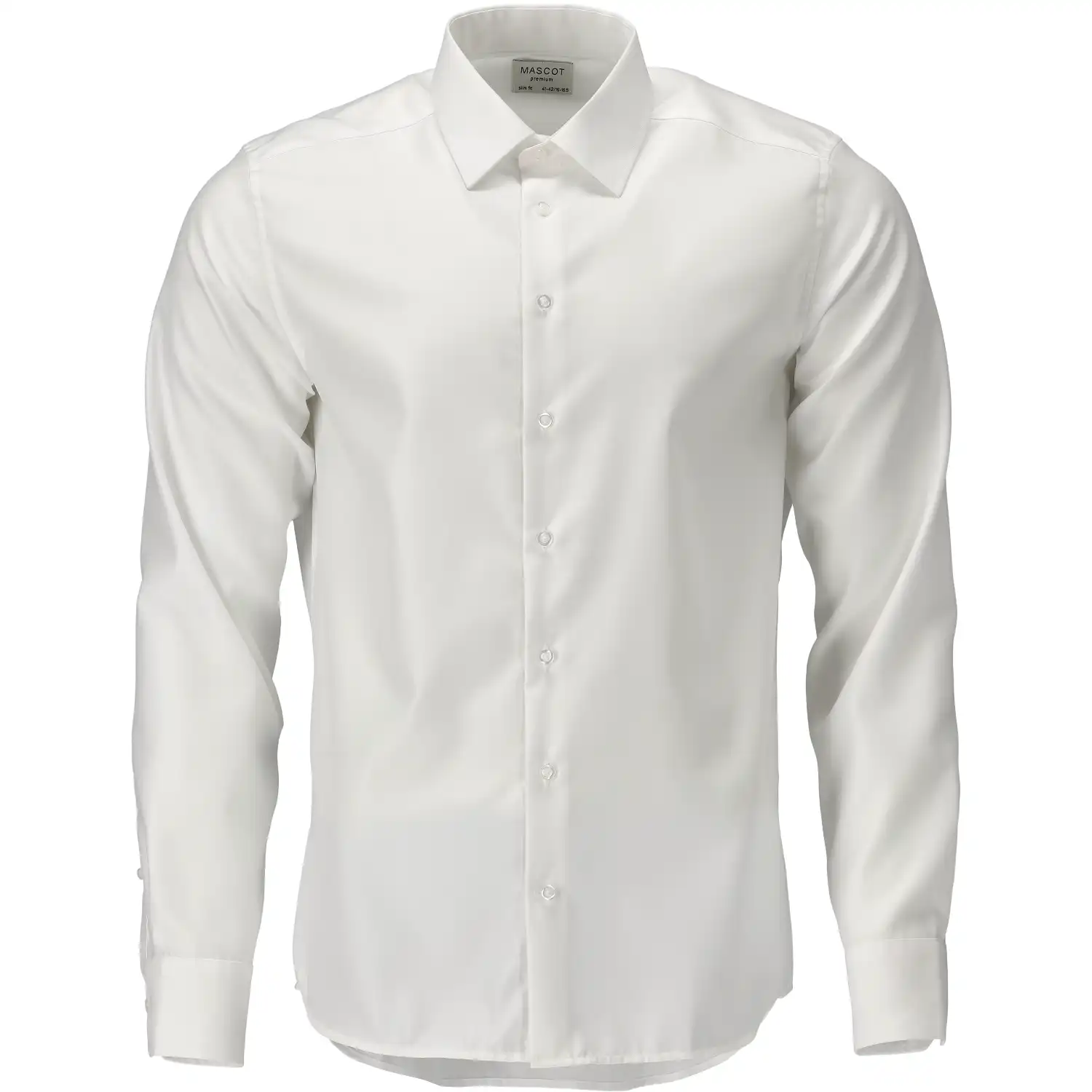 Hemd langarm Slim Fit "20504-750" Frontline in 41-42, Weiß - Thumbnail 1