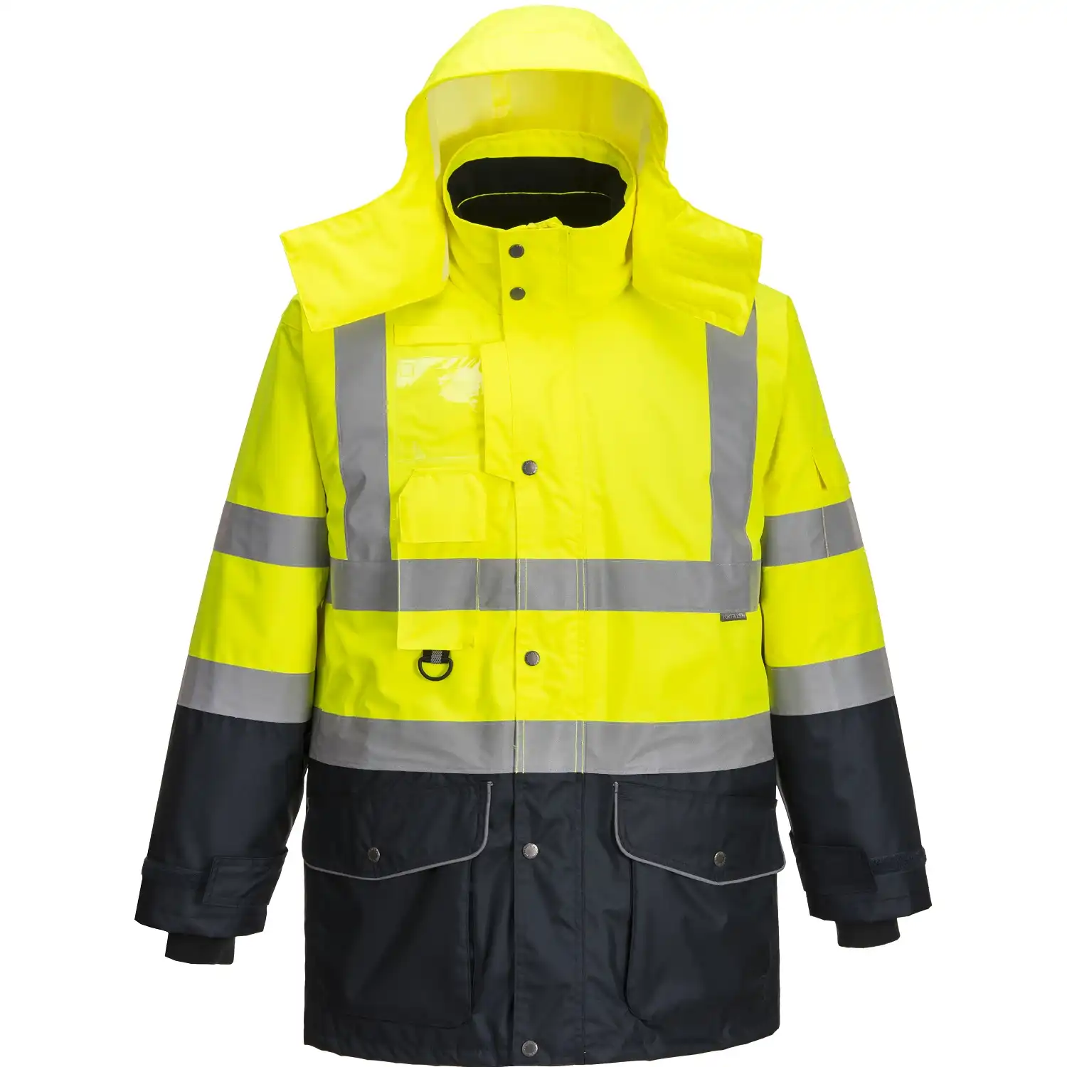 Warnschutz Winterjacke 7in1 "S426" Traffic in gelb/marine, L - Thumbnail 1