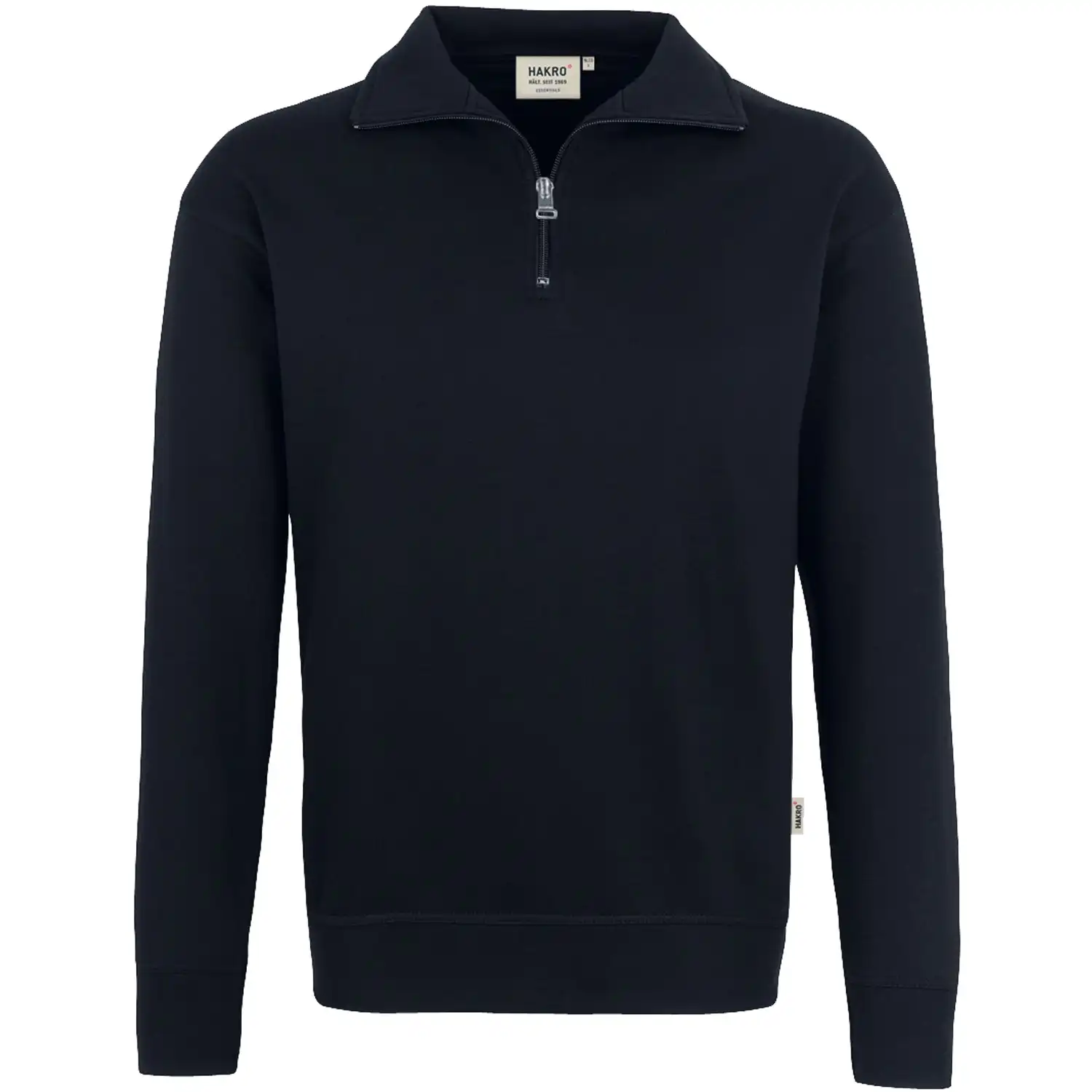 Zip Sweat-Shirt "Premium" 451 in schwarz, M - Bild 1