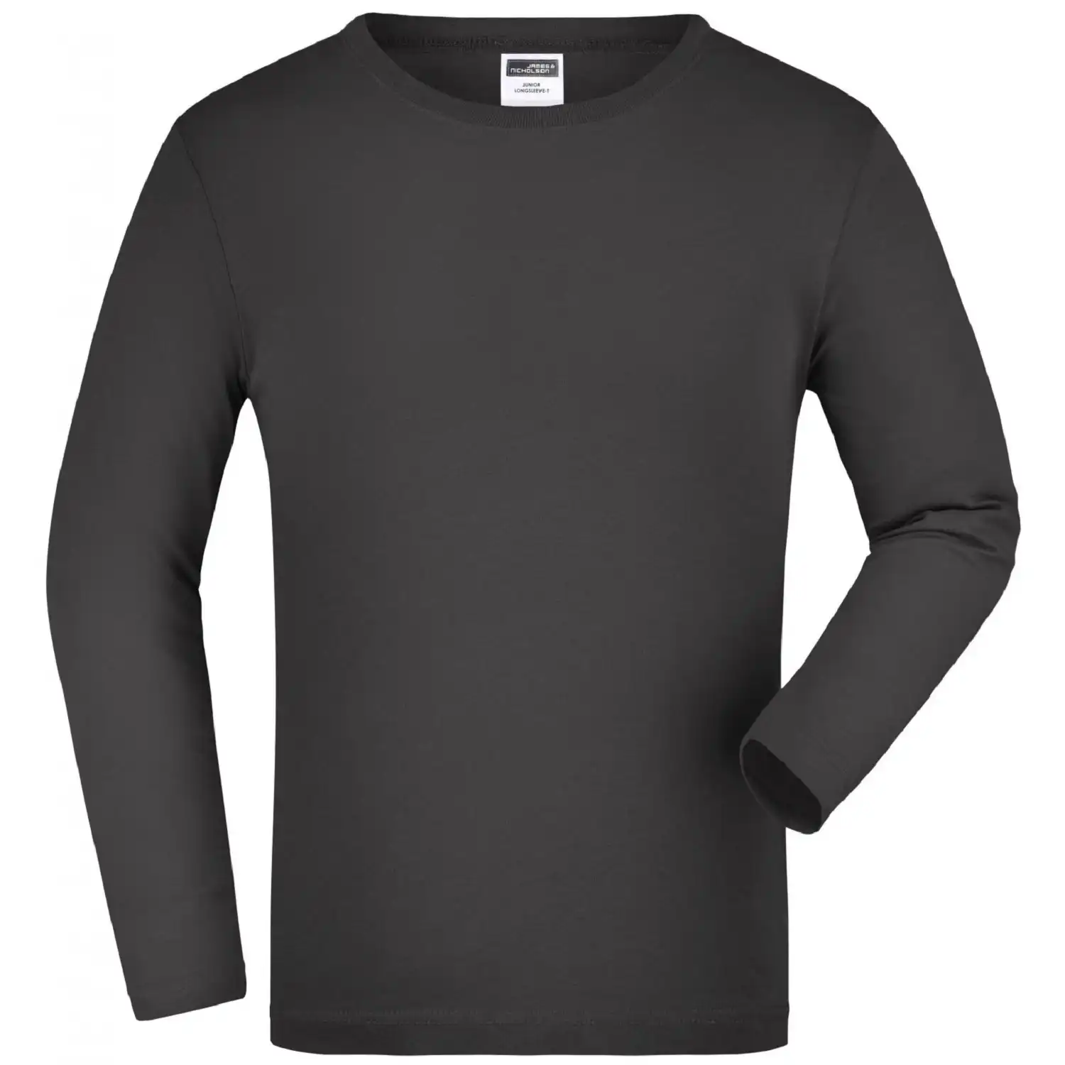 Kinder Langarm-Shirt "JN913K" in graphite, L - Bild 1