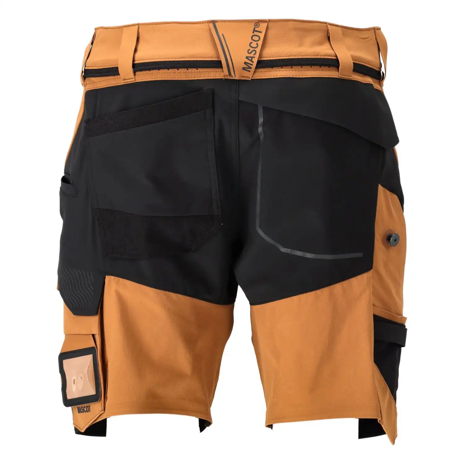 Stretch-Shorts "22149-605" Customized in nussbraun/schwarz, 29C58 - Thumbnail 2