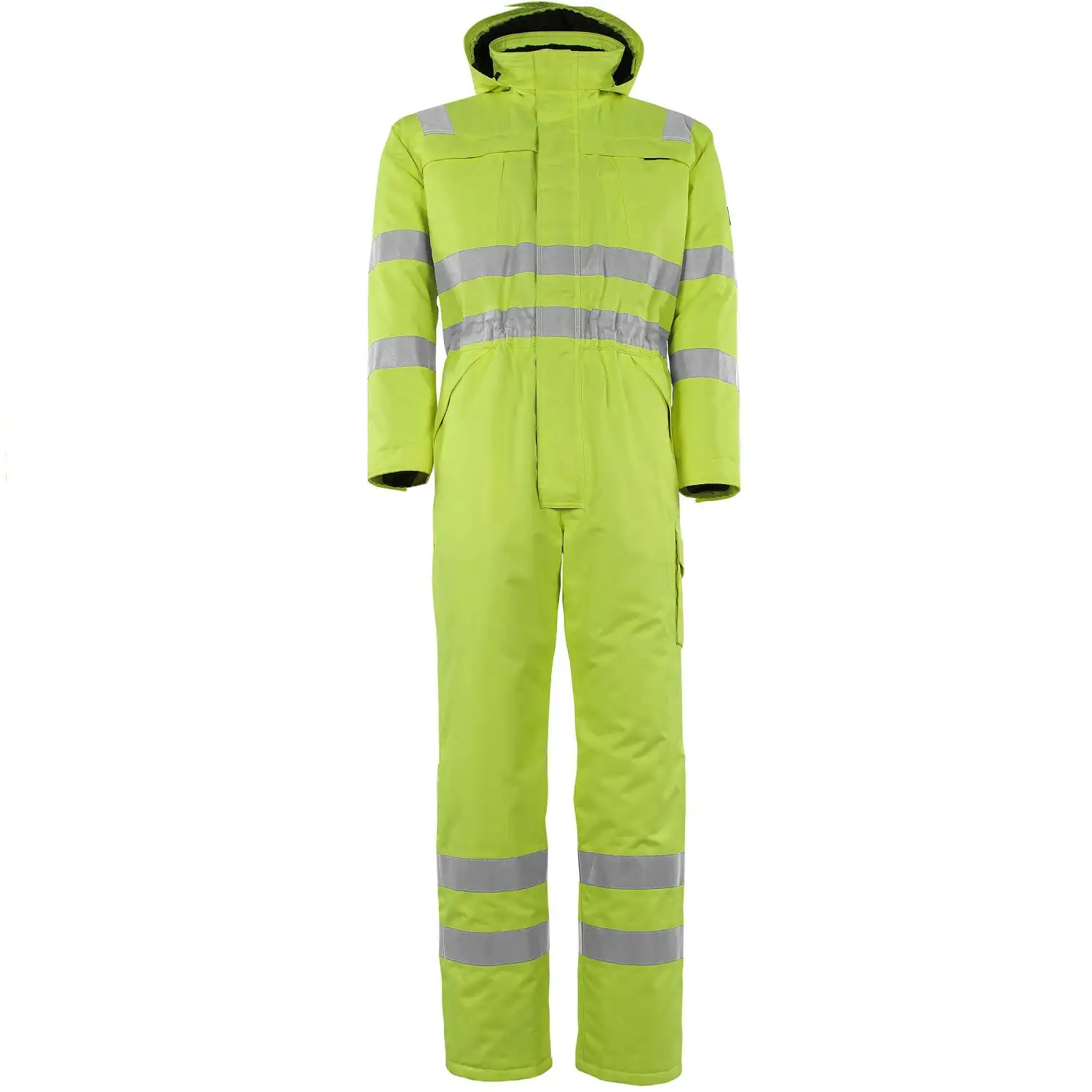 Warnschutz Winteroverall "TOMBOS" Safe Arctic in flourgelb, XXL - Bild 1