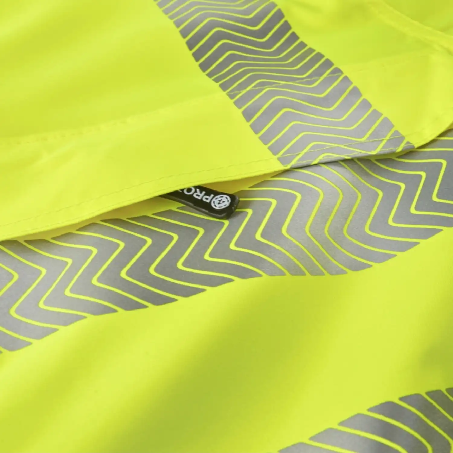 Warn- & Wetterschutzjacke "TAMPA" in leuchtgelb/grau, 6XL - Thumbnail 3