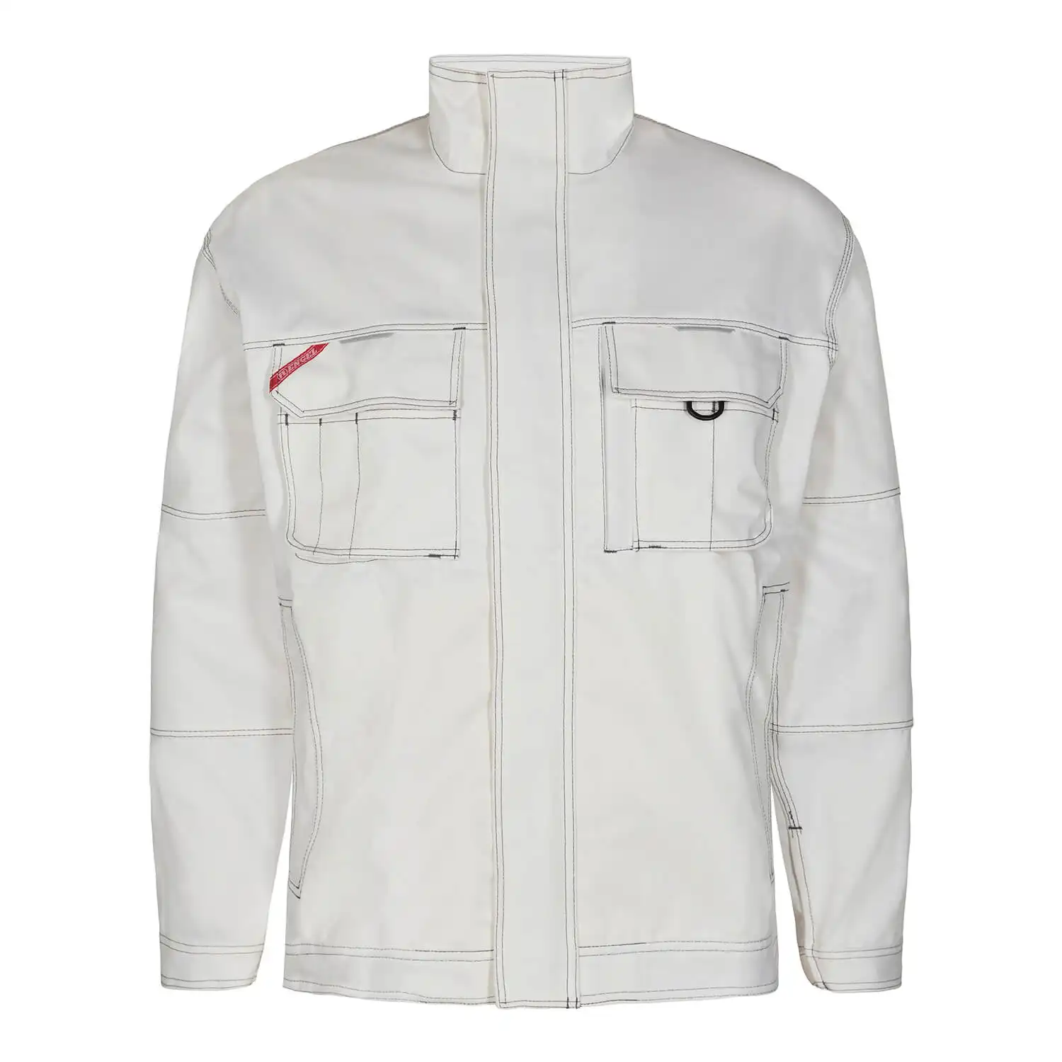 Arbeitsjacke "1760-570" Combat Baumwolle in L, Weiß - Thumbnail 1