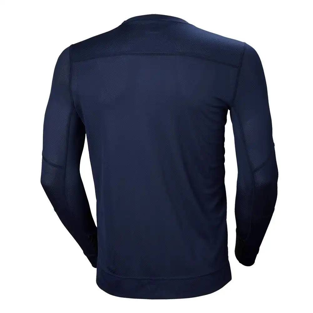 Langarm-Shirt "LIFA CREWNECK" in navy, L - Thumbnail 2